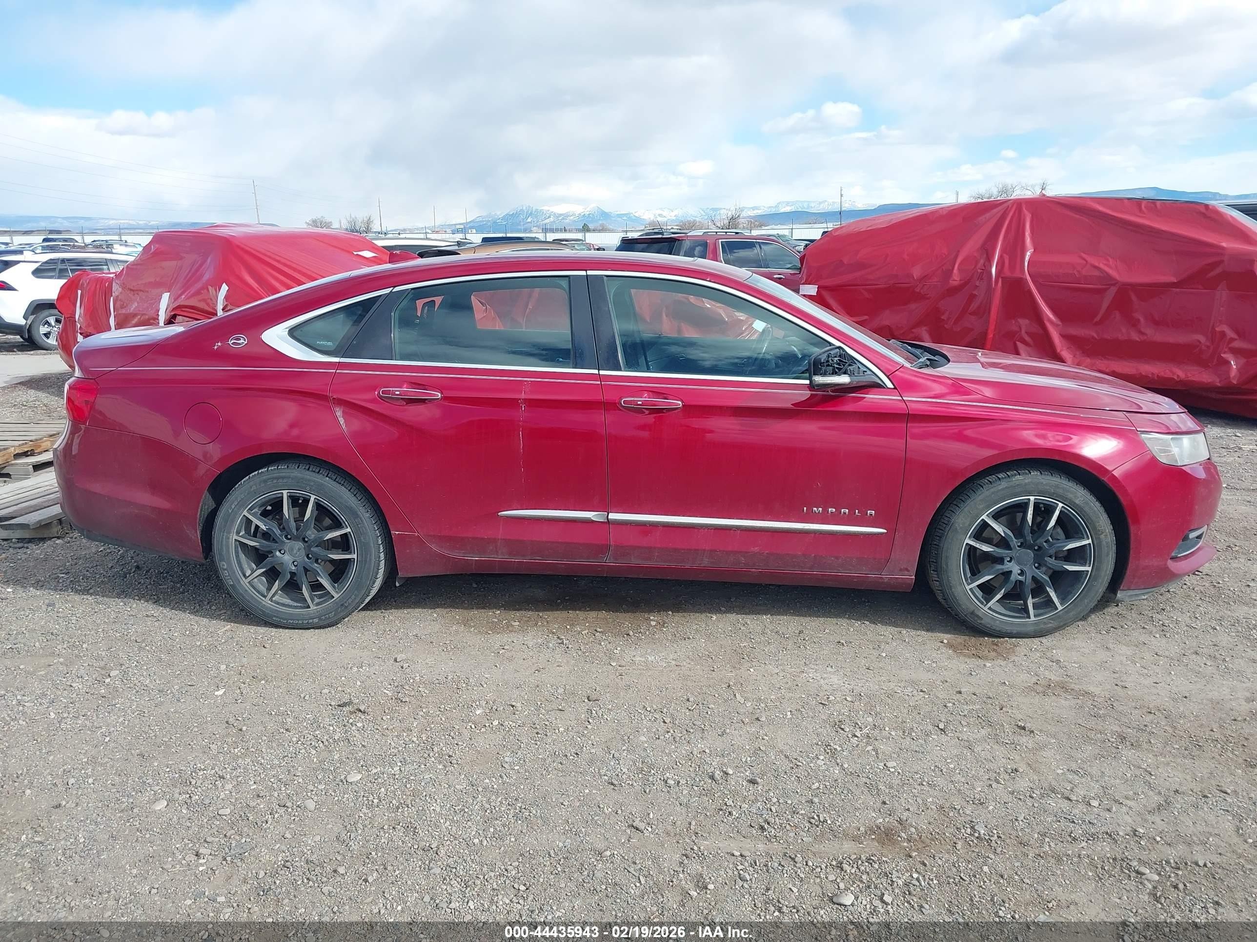 2014 Chevrolet Impala 2lz Красный vin: 2G1155S34E9110579