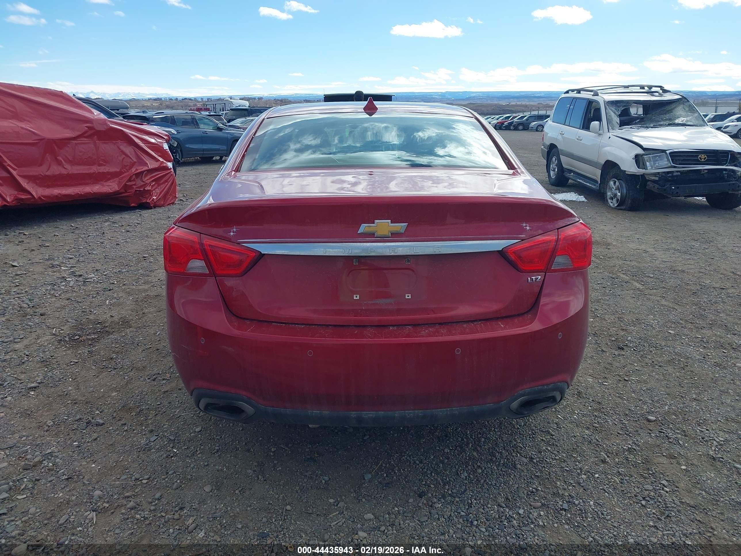 2014 Chevrolet Impala 2lz Красный vin: 2G1155S34E9110579