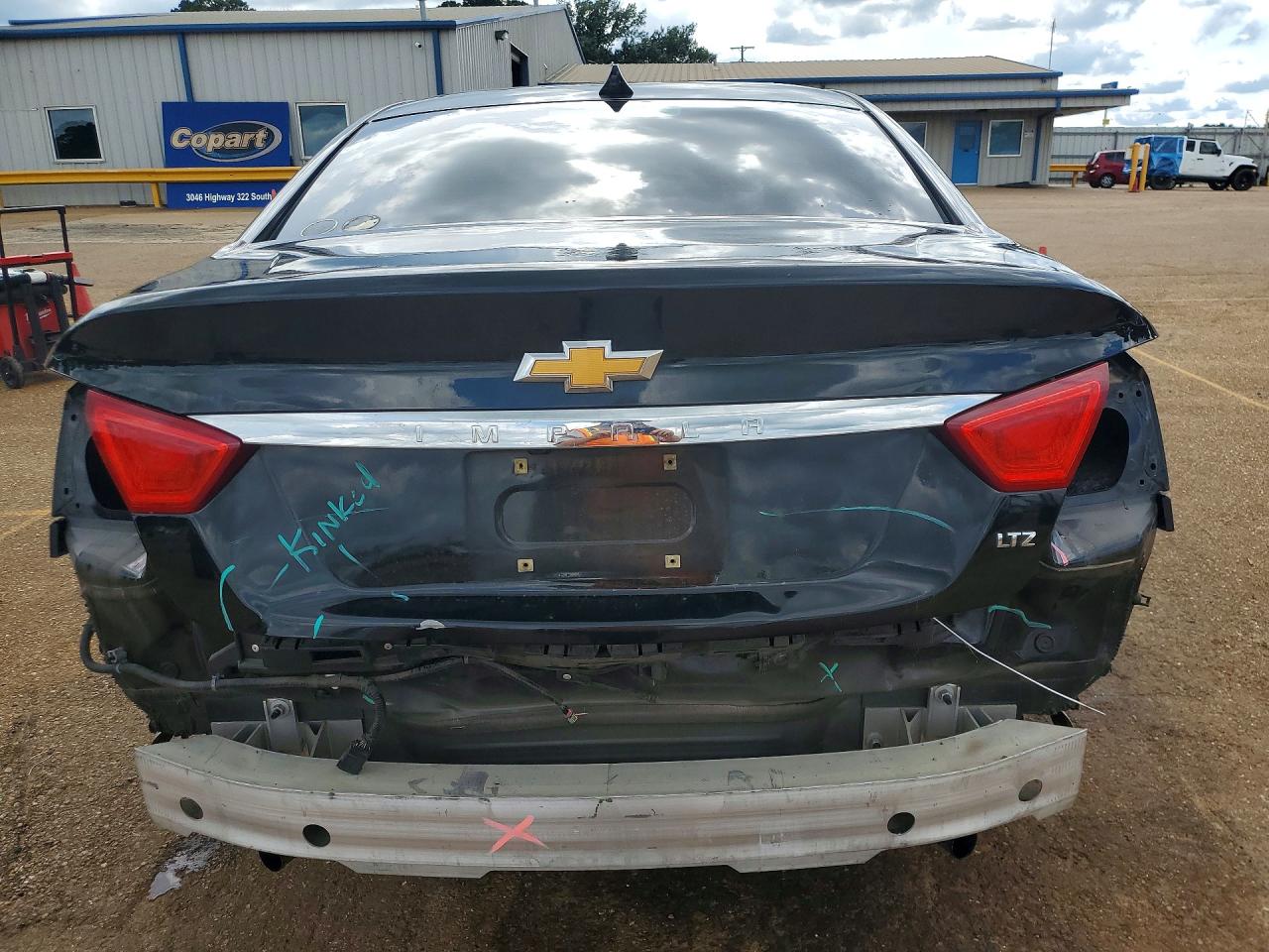 2014 Chevrolet Impala Ltz Black vin: 2G1155S35E9102023