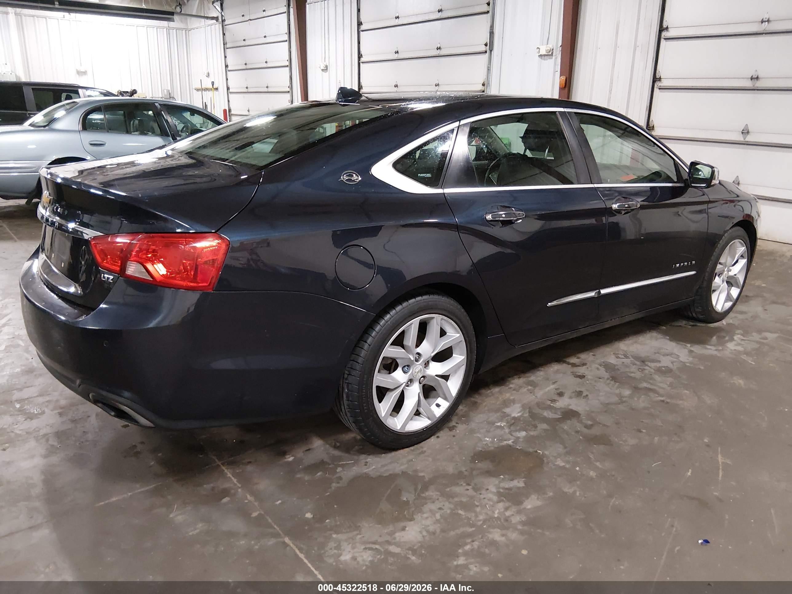 2014 Chevrolet Impala 2lz Dark Blue vin: 2G1155S35E9112048