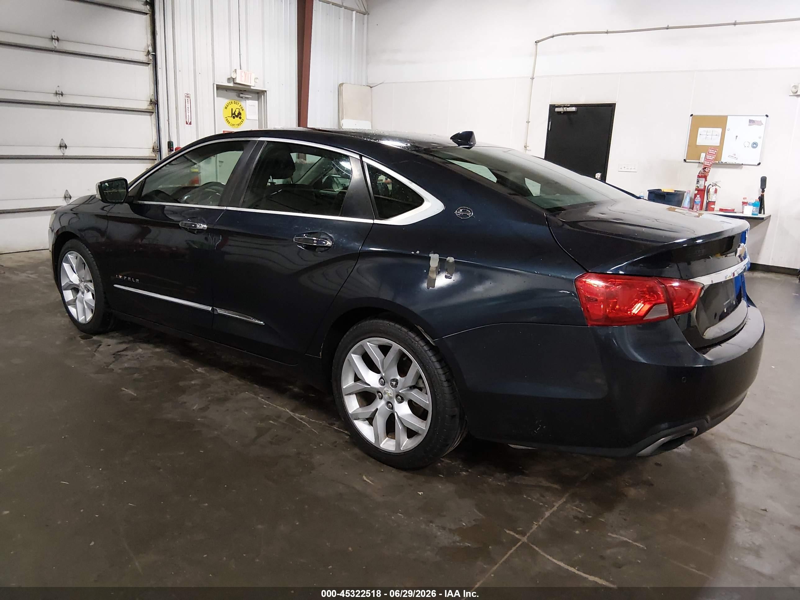 2014 Chevrolet Impala 2lz Dark Blue vin: 2G1155S35E9112048