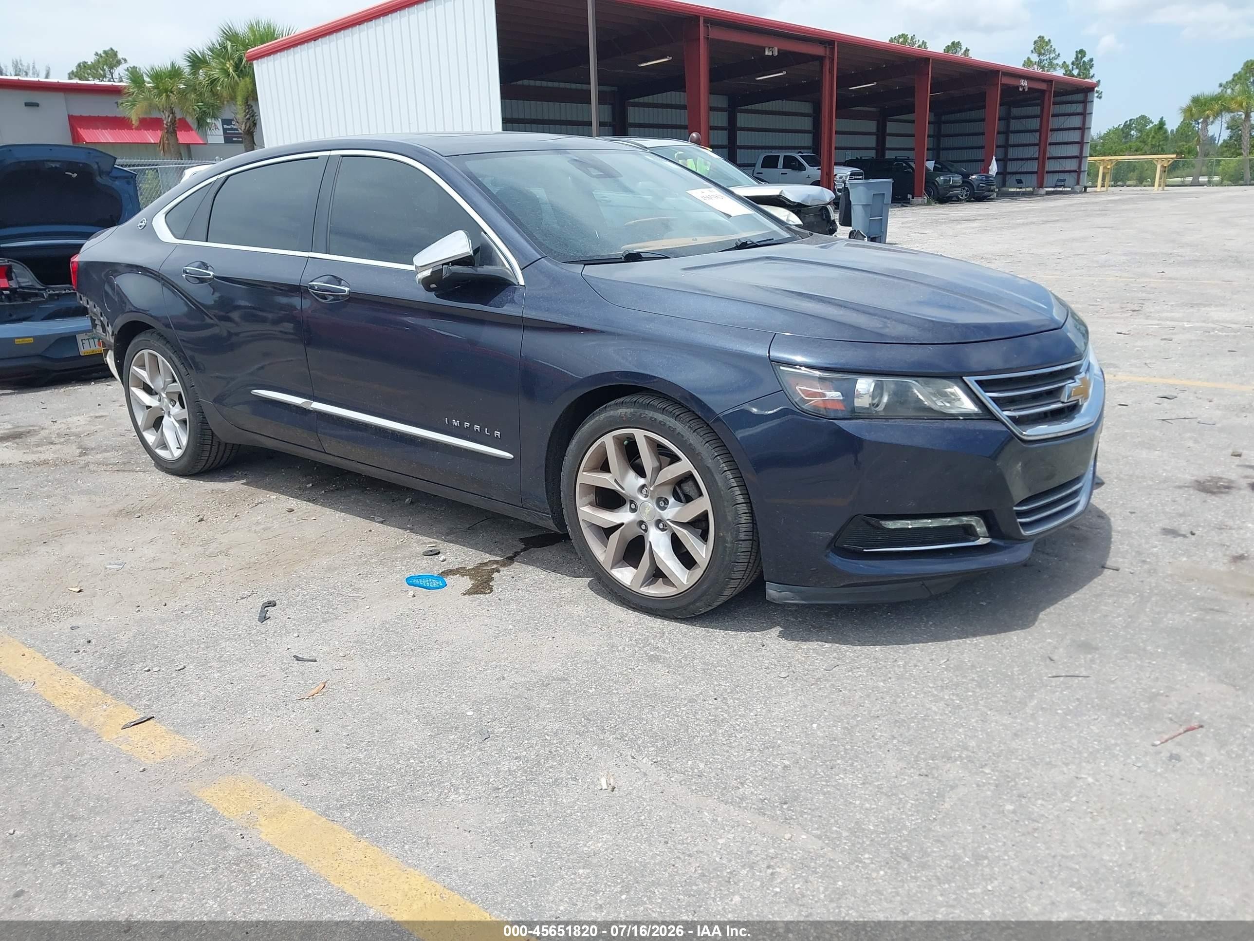2014 Chevrolet Impala 2lz Blue vin: 2G1155S35E9145499