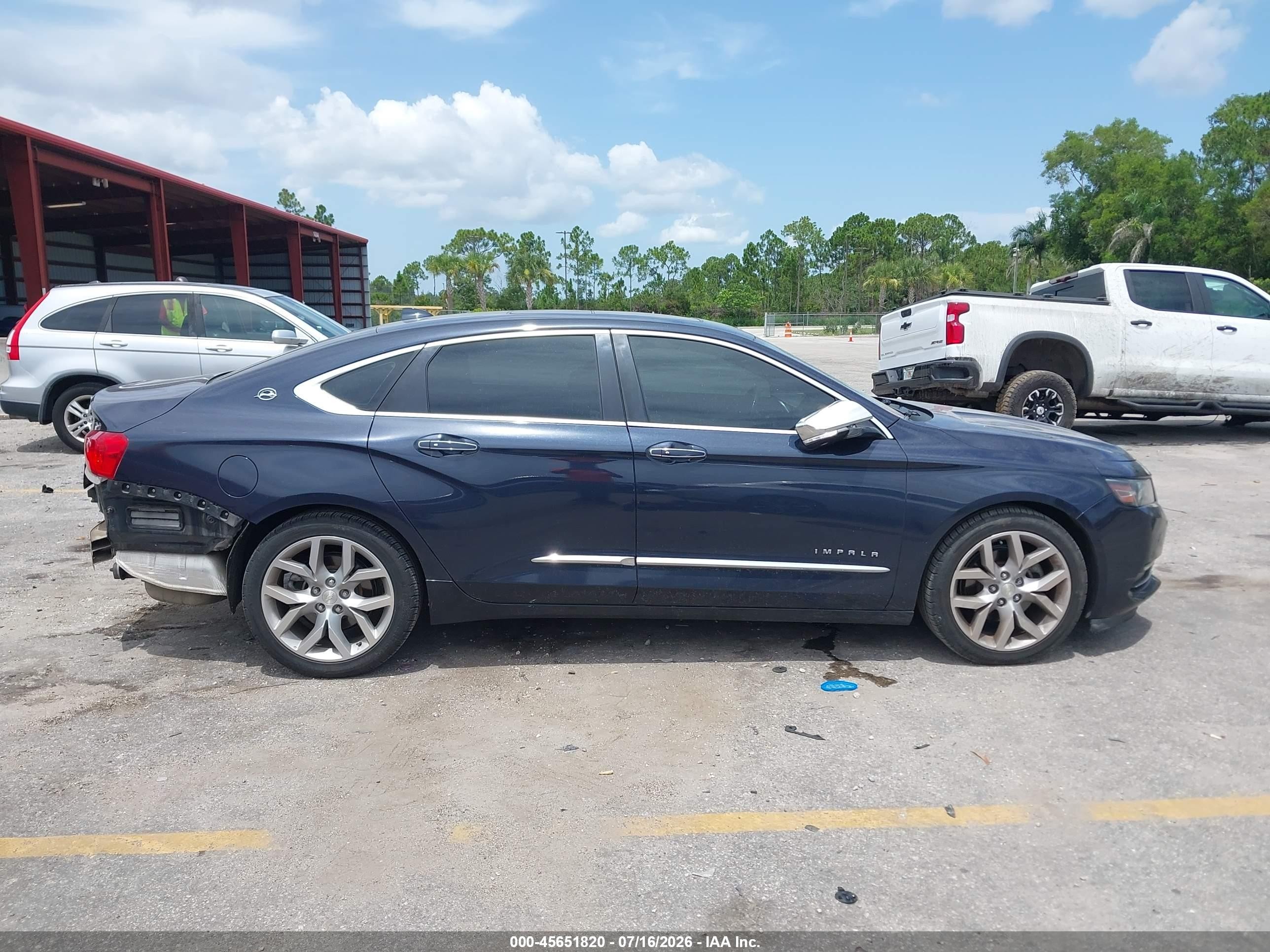 2014 Chevrolet Impala 2lz Blue vin: 2G1155S35E9145499