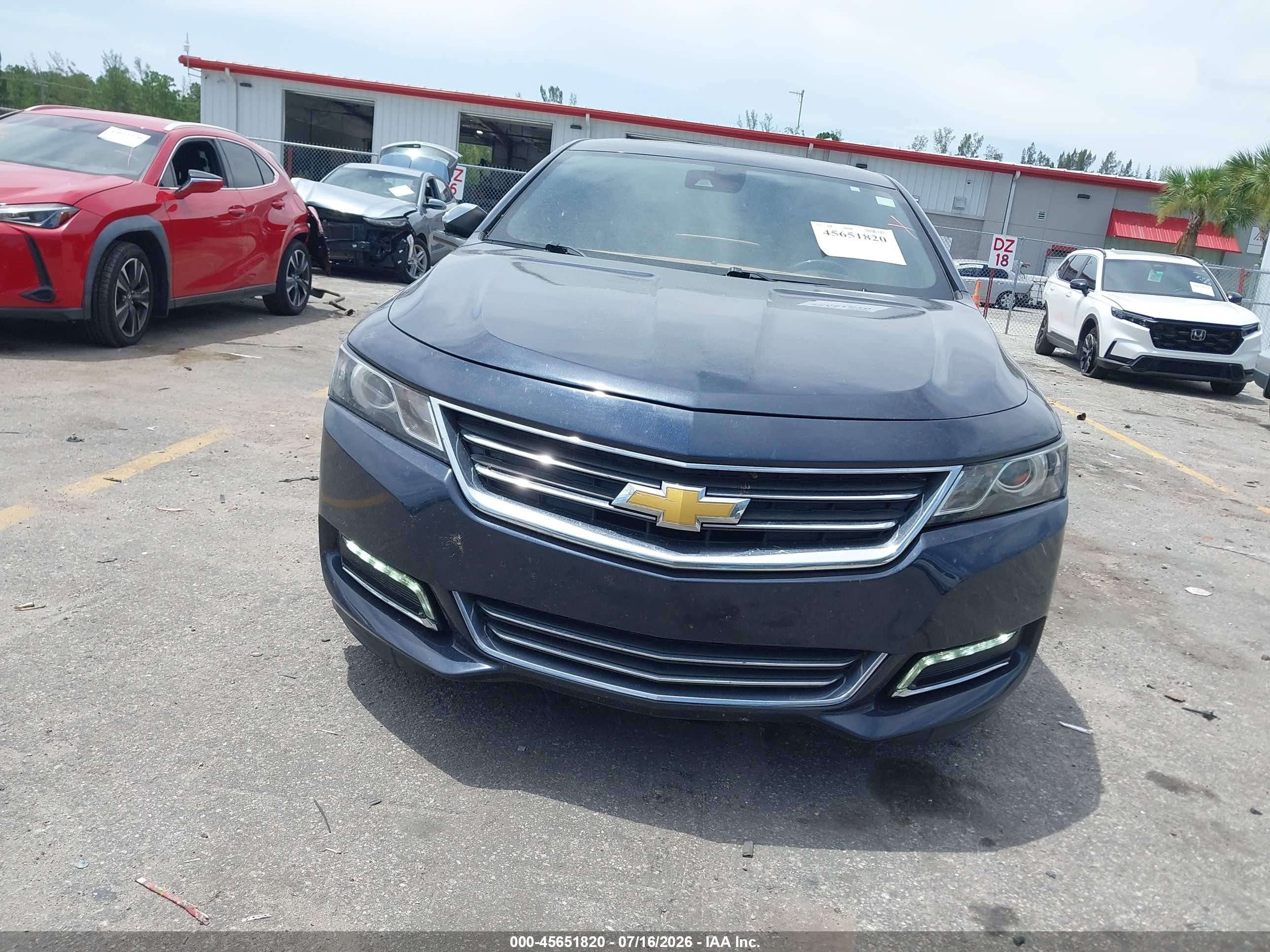 2014 Chevrolet Impala 2lz Blue vin: 2G1155S35E9145499