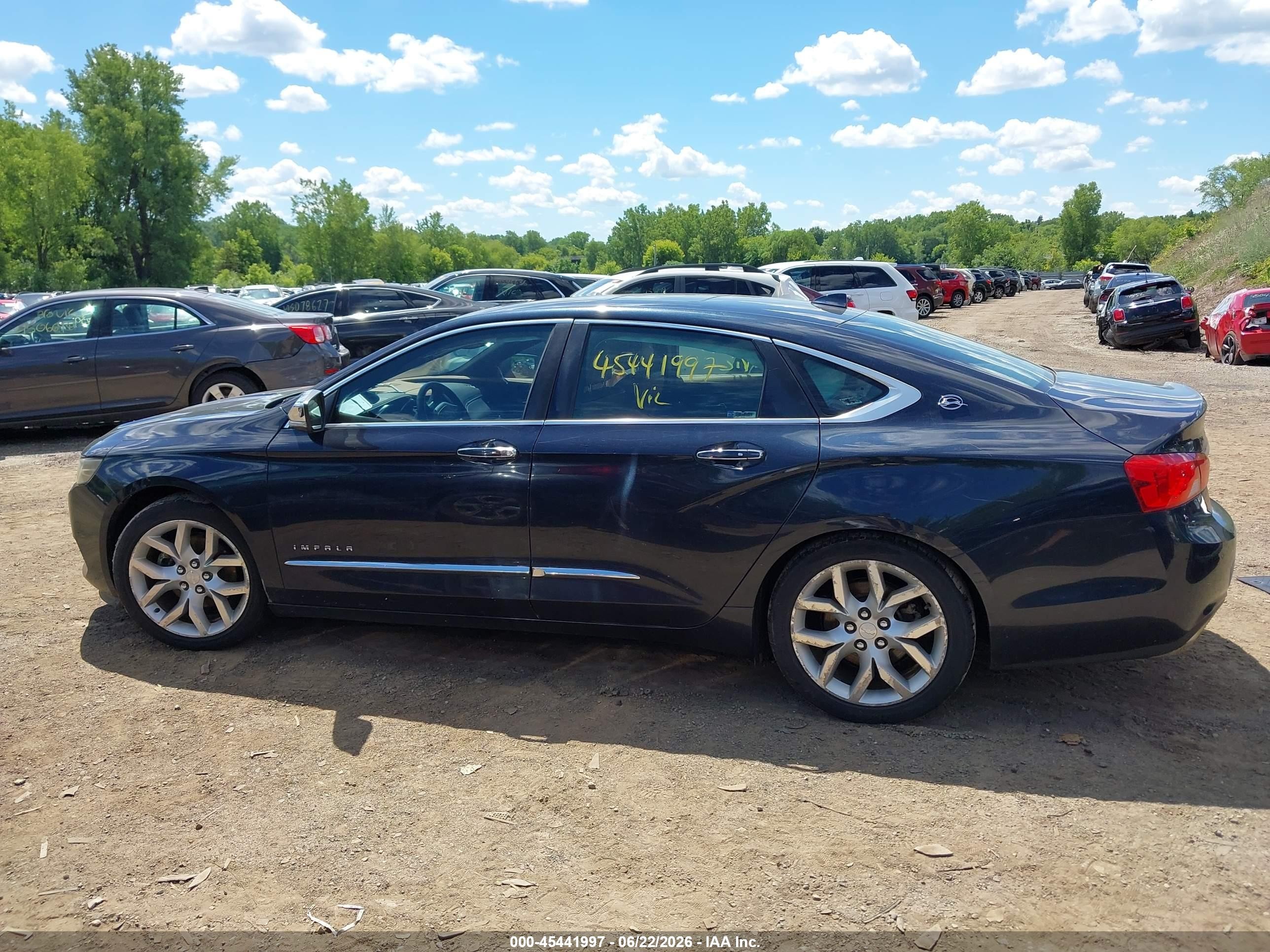 2014 Chevrolet Impala 2lz Синий vin: 2G1155S36E9103892