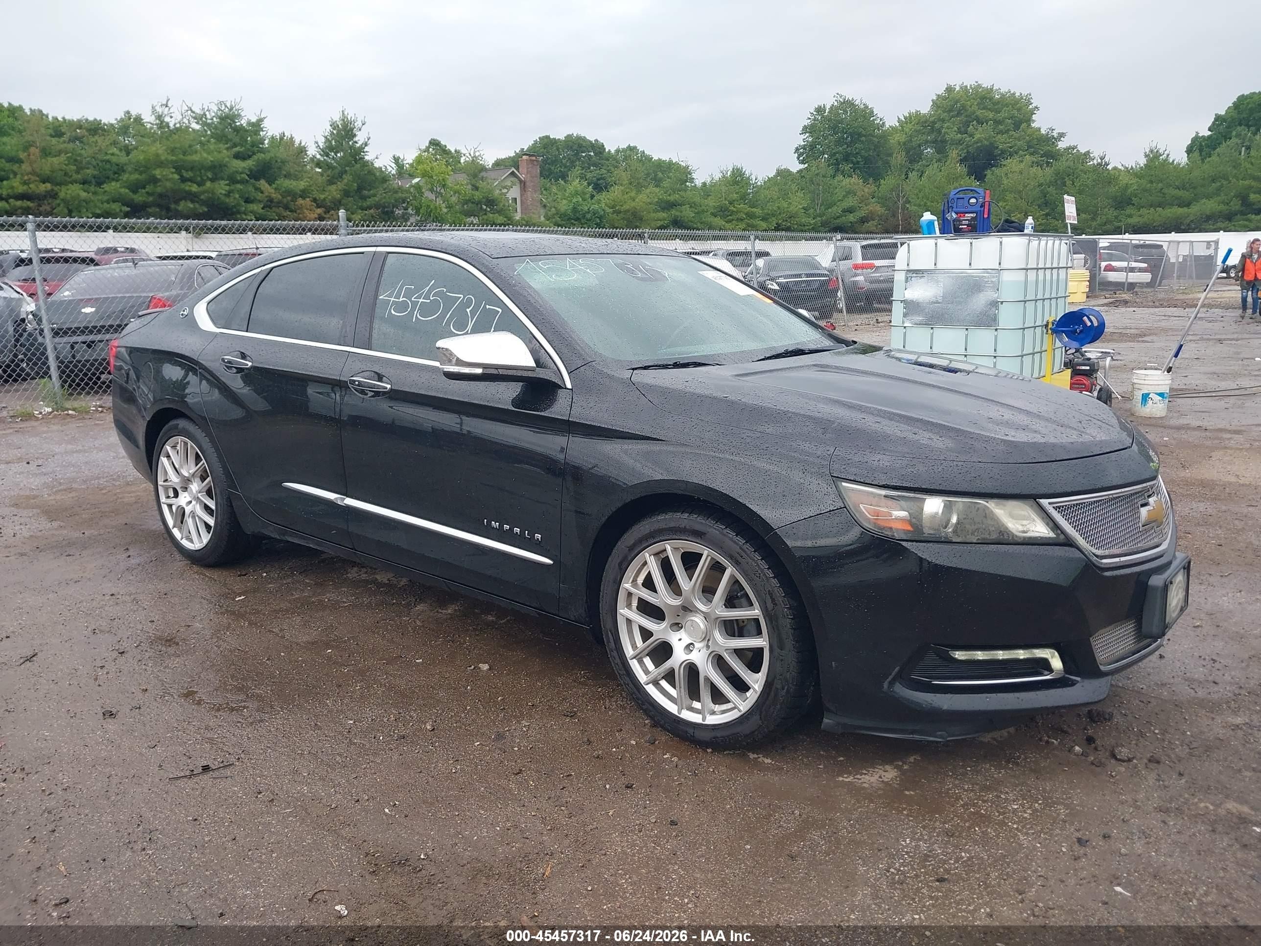 2014 Chevrolet Impala 2lz Black vin: 2G1155S36E9112446