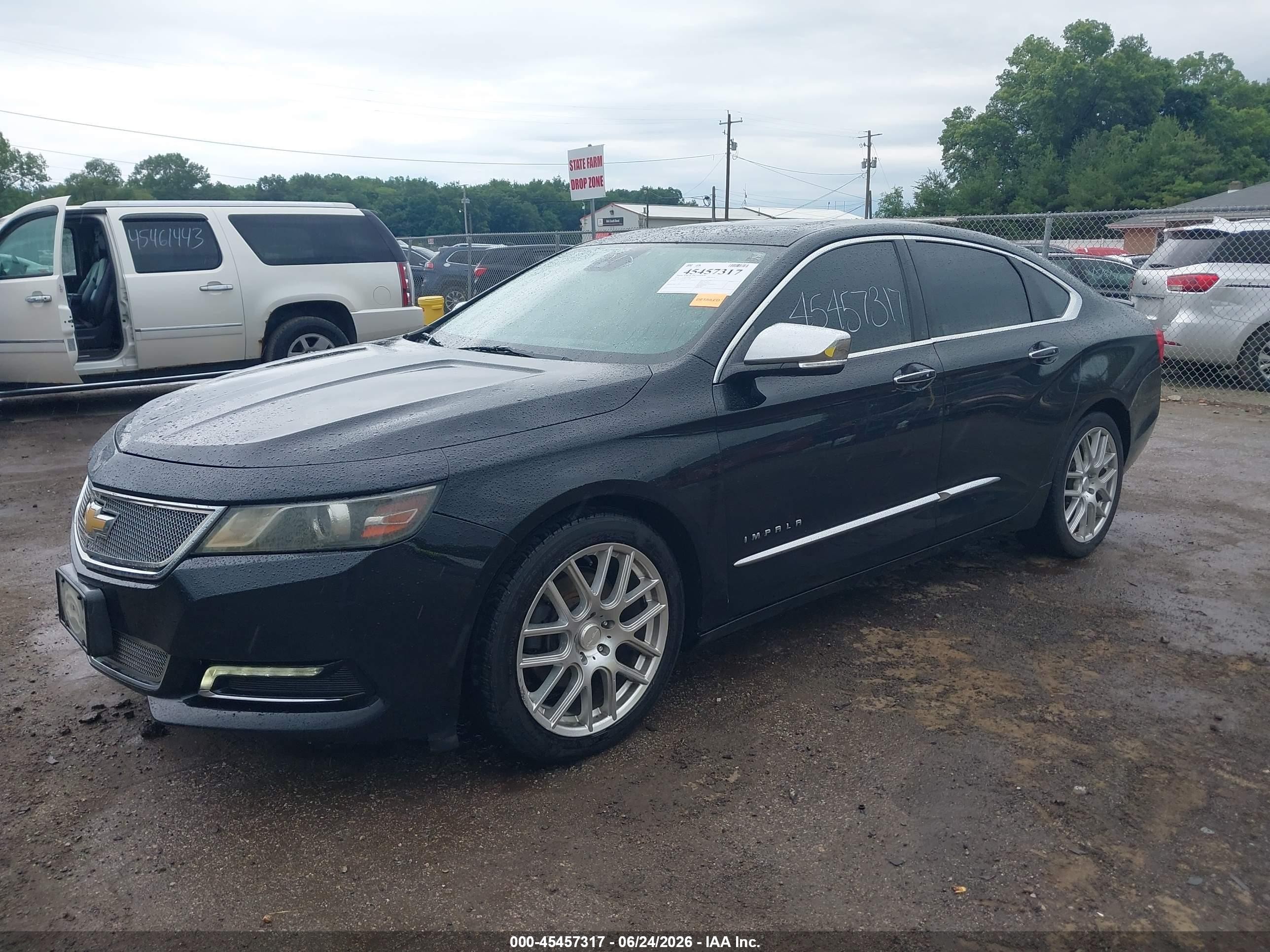 2014 Chevrolet Impala 2lz Black vin: 2G1155S36E9112446