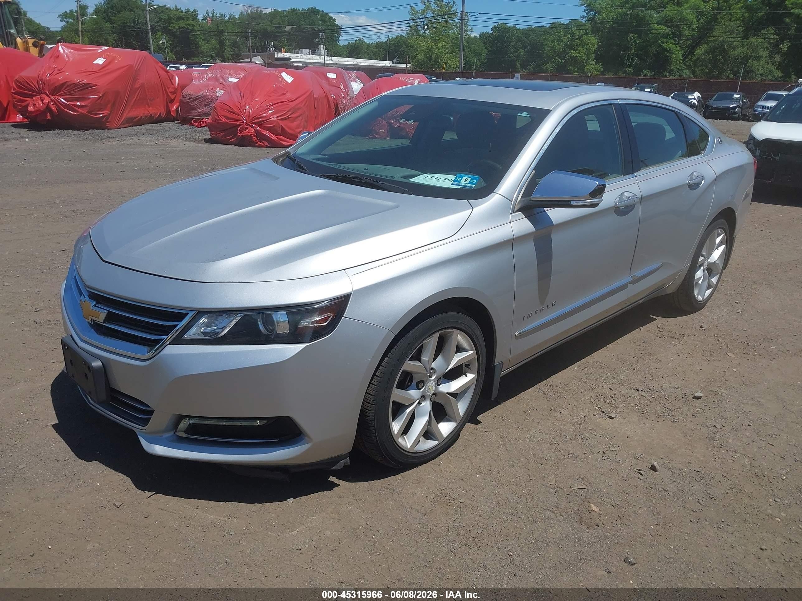 2014 Chevrolet Impala 2lz Silver vin: 2G1155S36E9159900