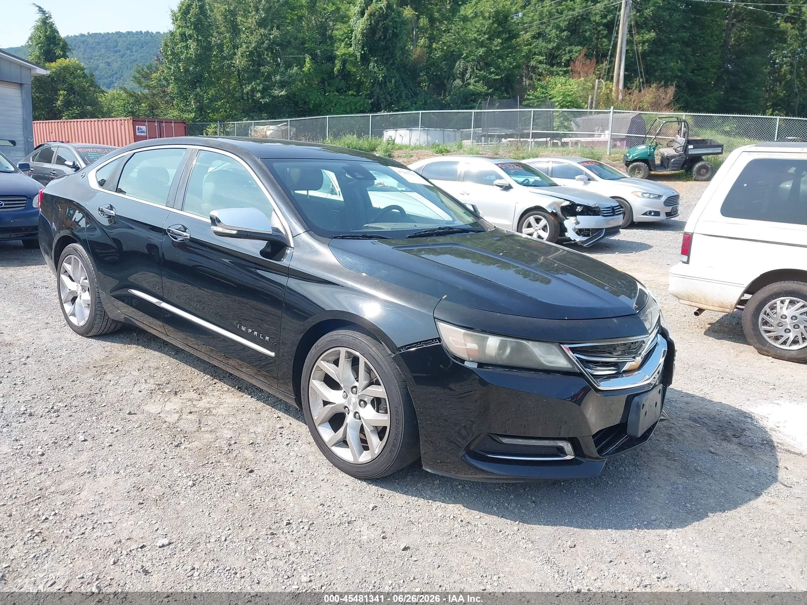 2014 Chevrolet Impala 2lz Black vin: 2G1155S36E9262458