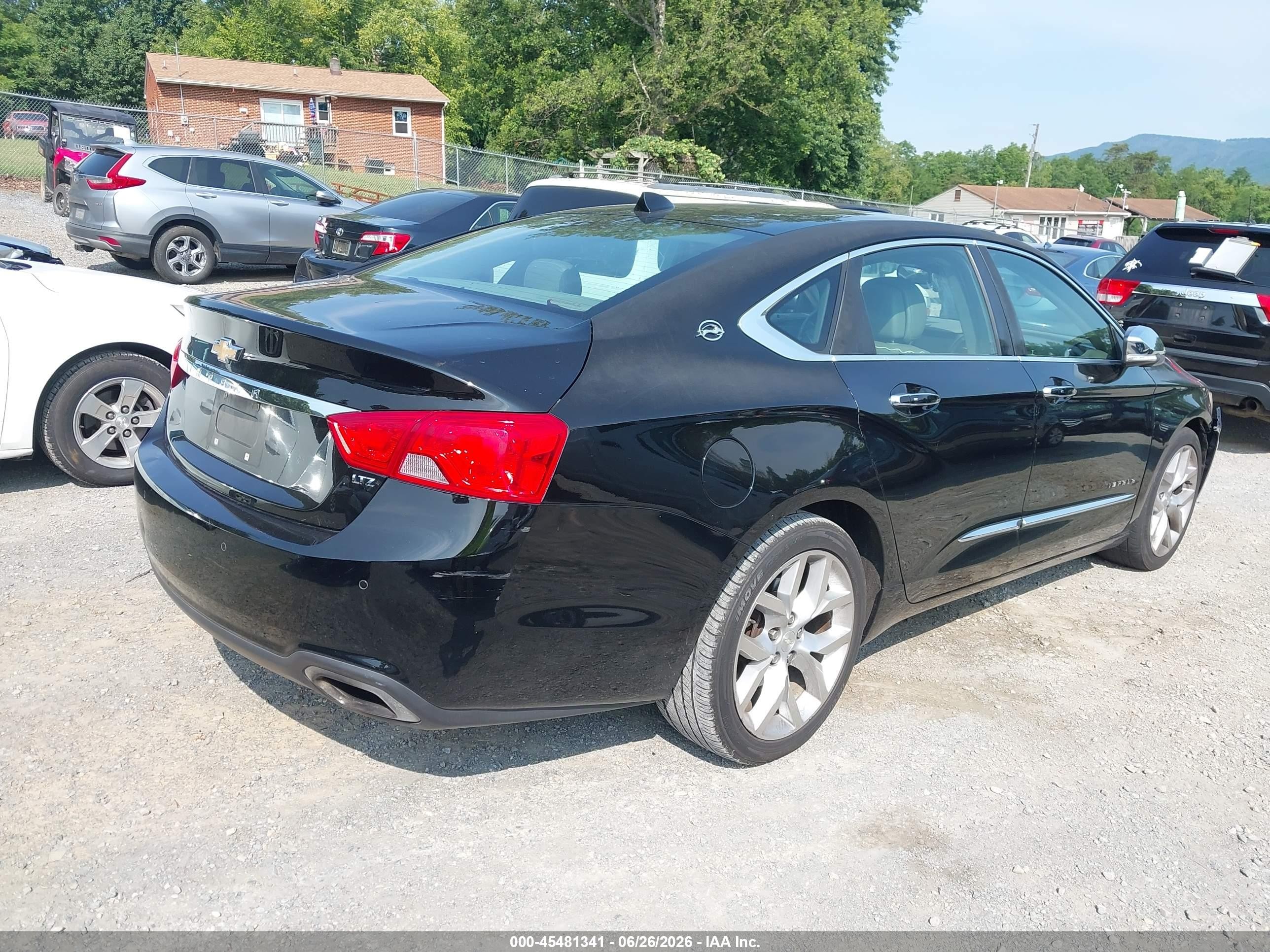 2014 Chevrolet Impala 2lz Черный vin: 2G1155S36E9262458