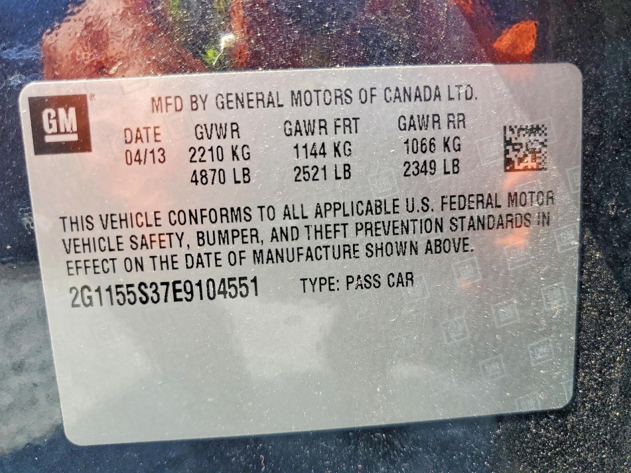 2014 Chevrolet Impala Ltz Черный vin: 2G1155S37E9104551