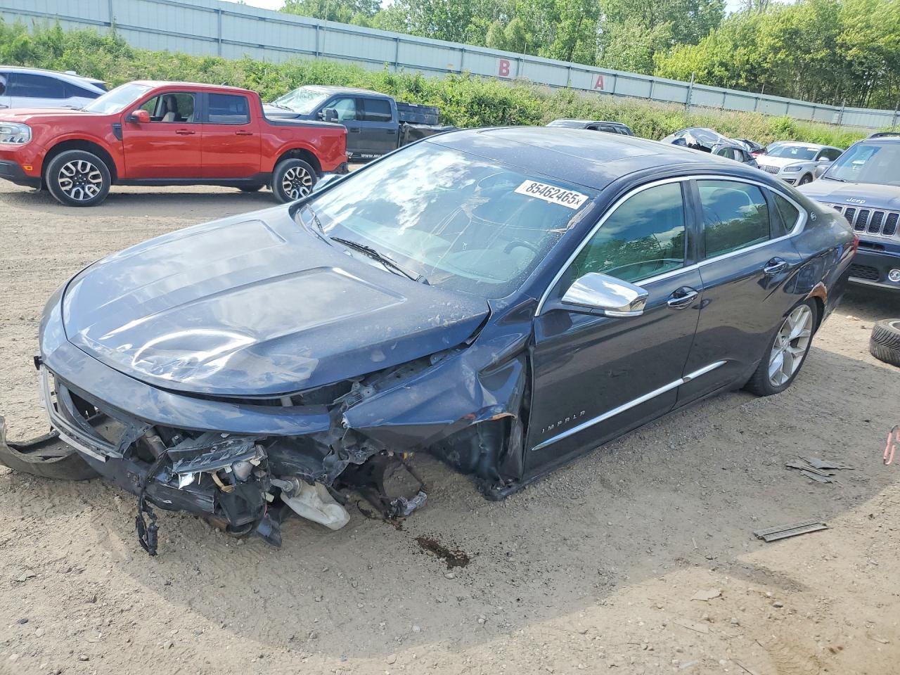 2014 Chevrolet Impala Ltz Blue vin: 2G1155S37E9167486