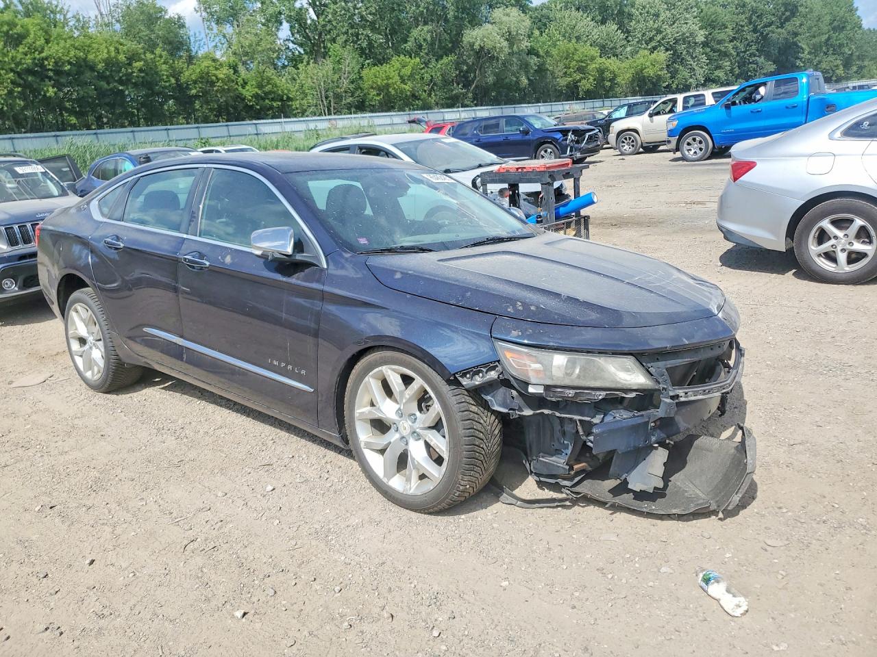2014 Chevrolet Impala Ltz Blue vin: 2G1155S37E9167486