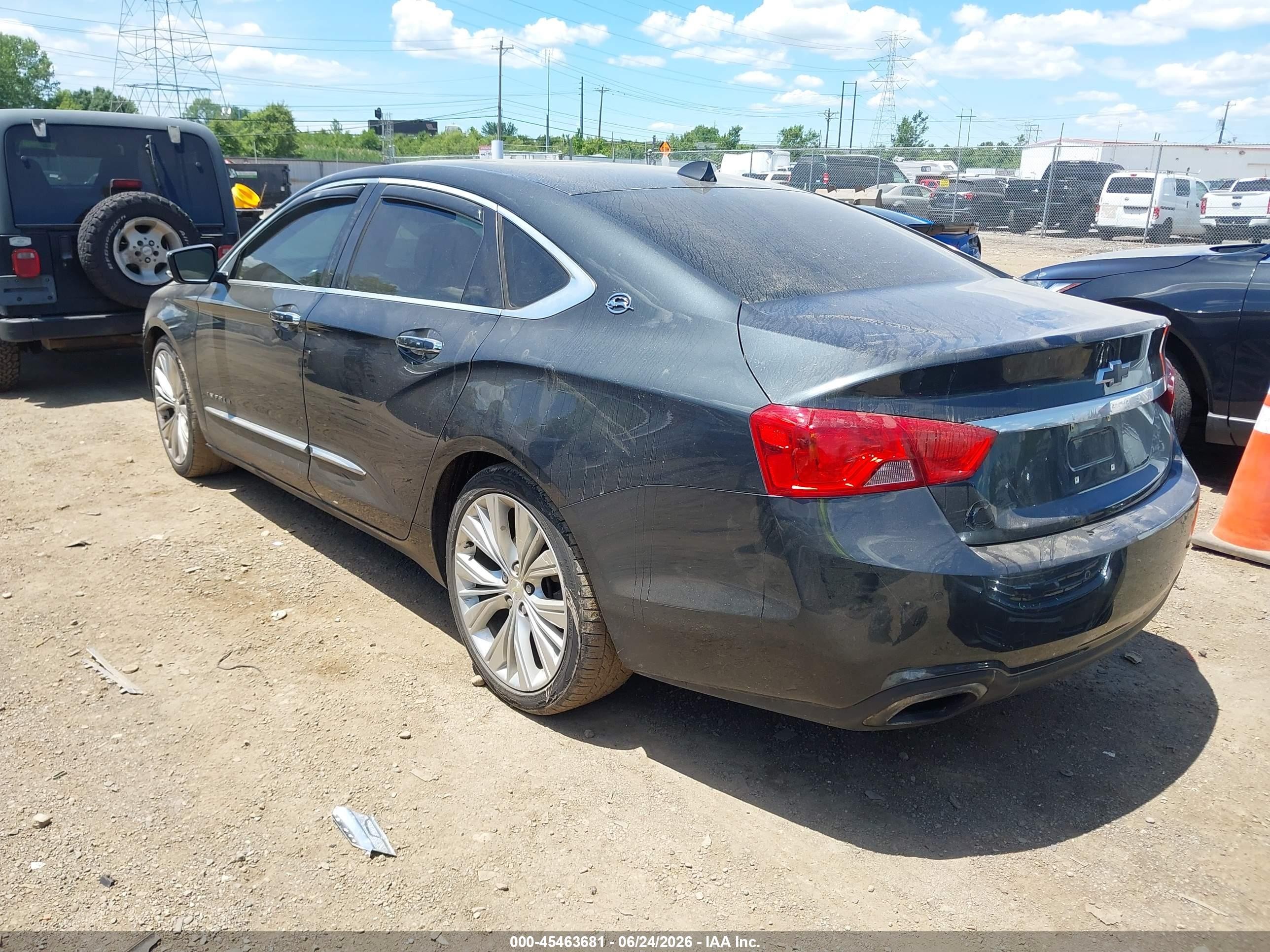 2014 Chevrolet Impala 2lz Black vin: 2G1155S37E9205492