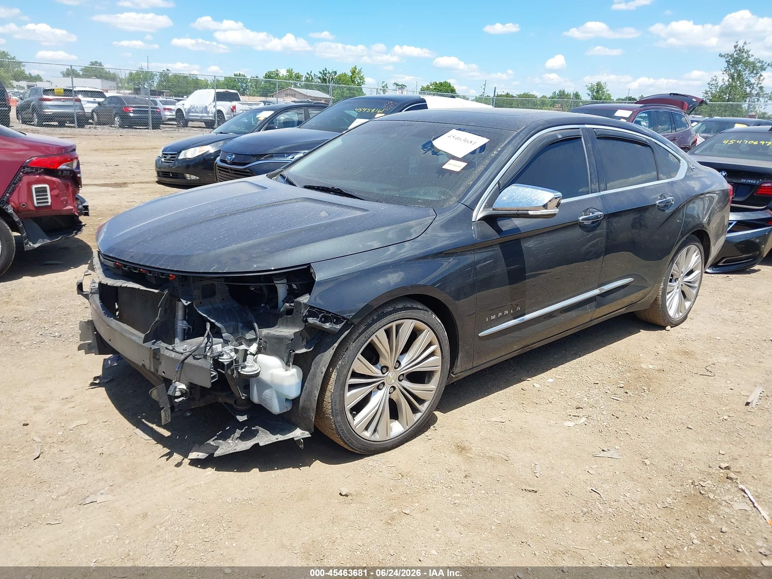 2014 Chevrolet Impala 2lz Black vin: 2G1155S37E9205492