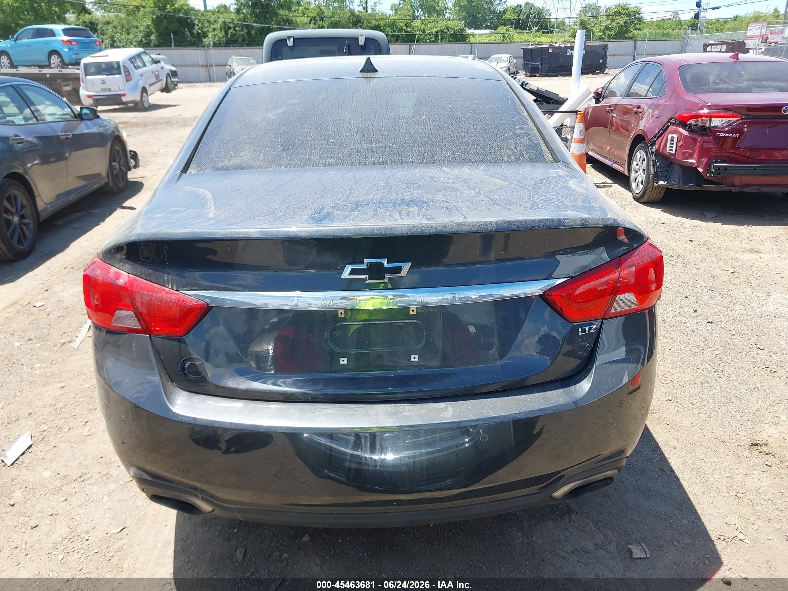 2014 Chevrolet Impala 2lz Black vin: 2G1155S37E9205492
