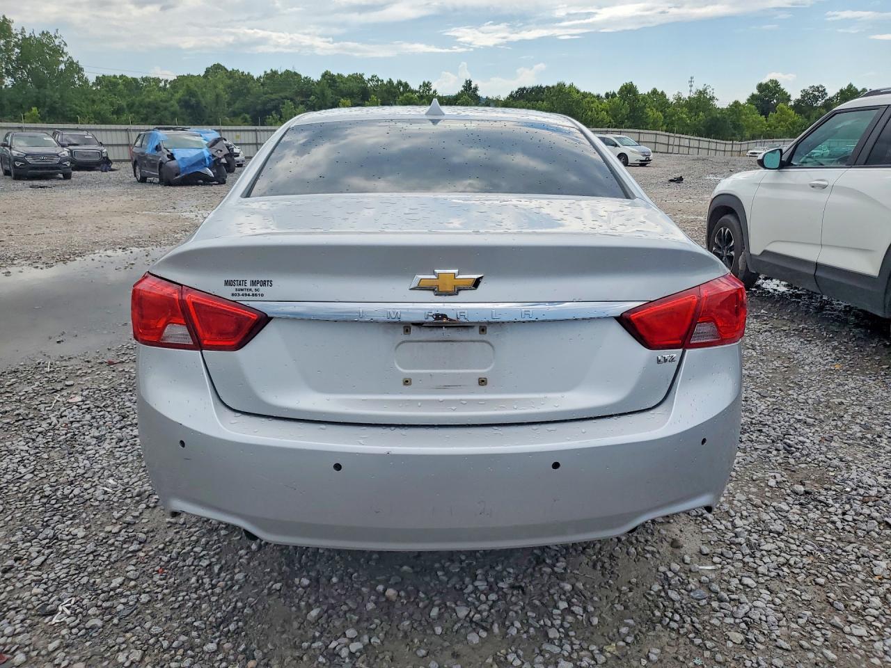 2014 Chevrolet Impala Ltz Silver vin: 2G1155S37E9278815