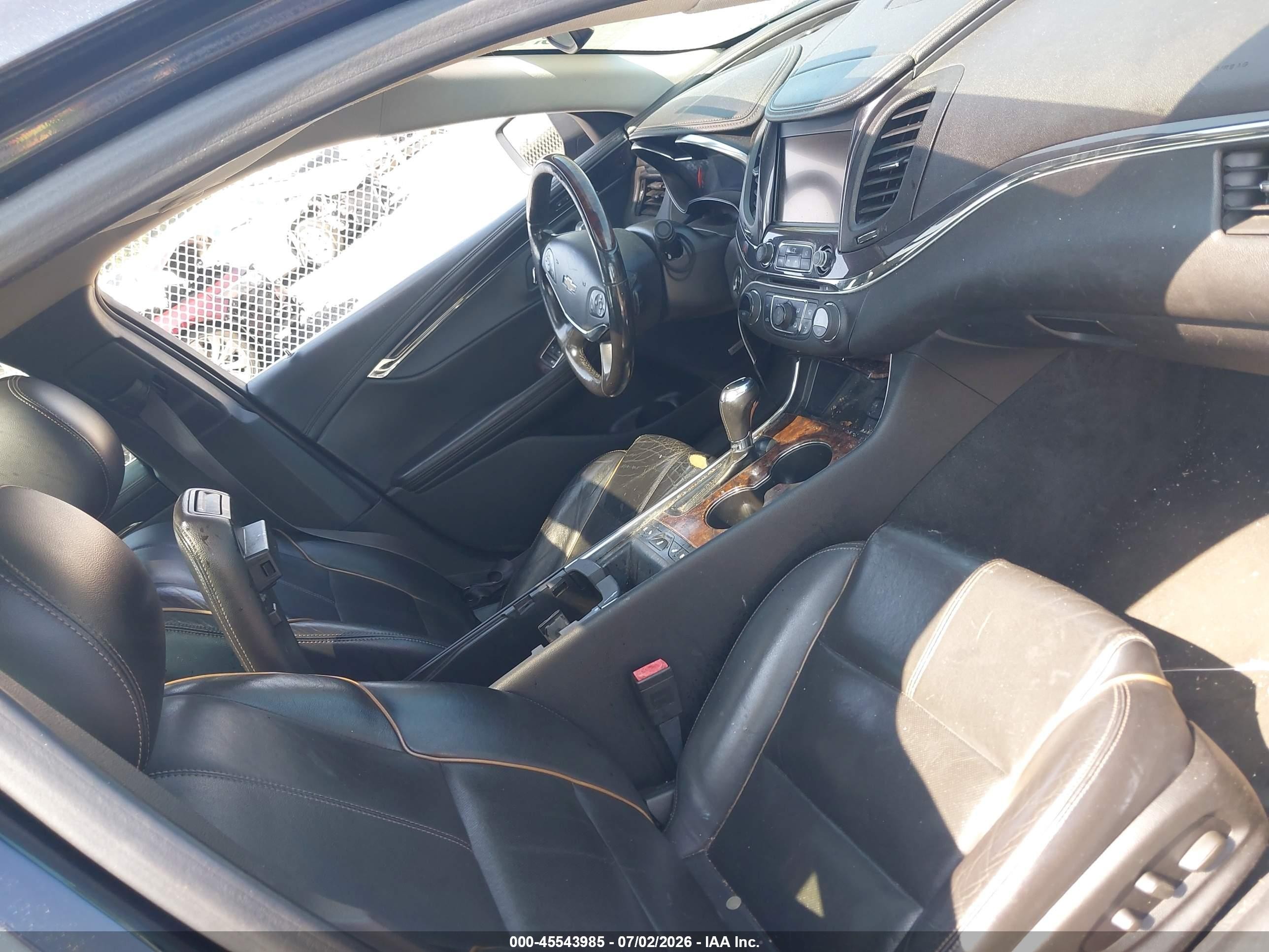 2014 Chevrolet Impala 2lz Dark Blue vin: 2G1155S38E9113677