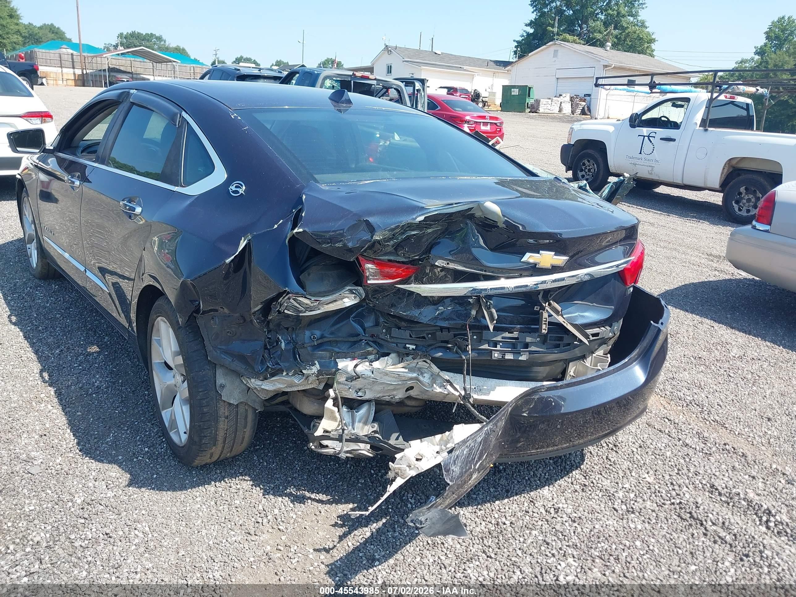2014 Chevrolet Impala 2lz Dark Blue vin: 2G1155S38E9113677
