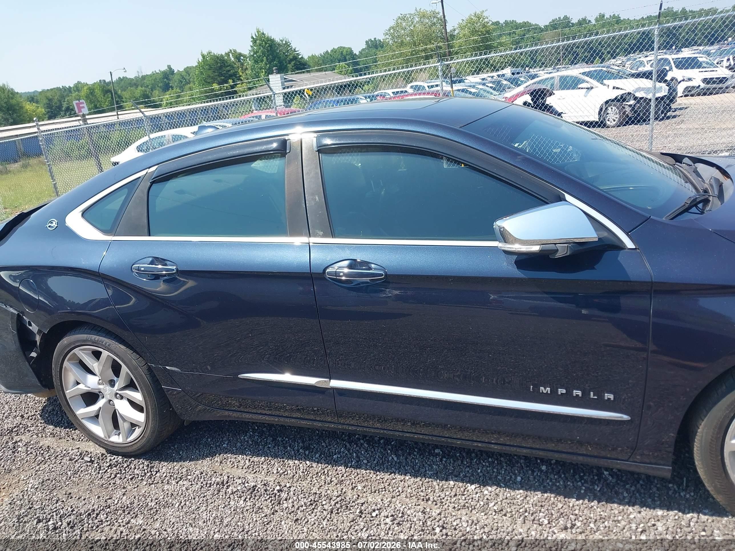 2014 Chevrolet Impala 2lz Dark Blue vin: 2G1155S38E9113677