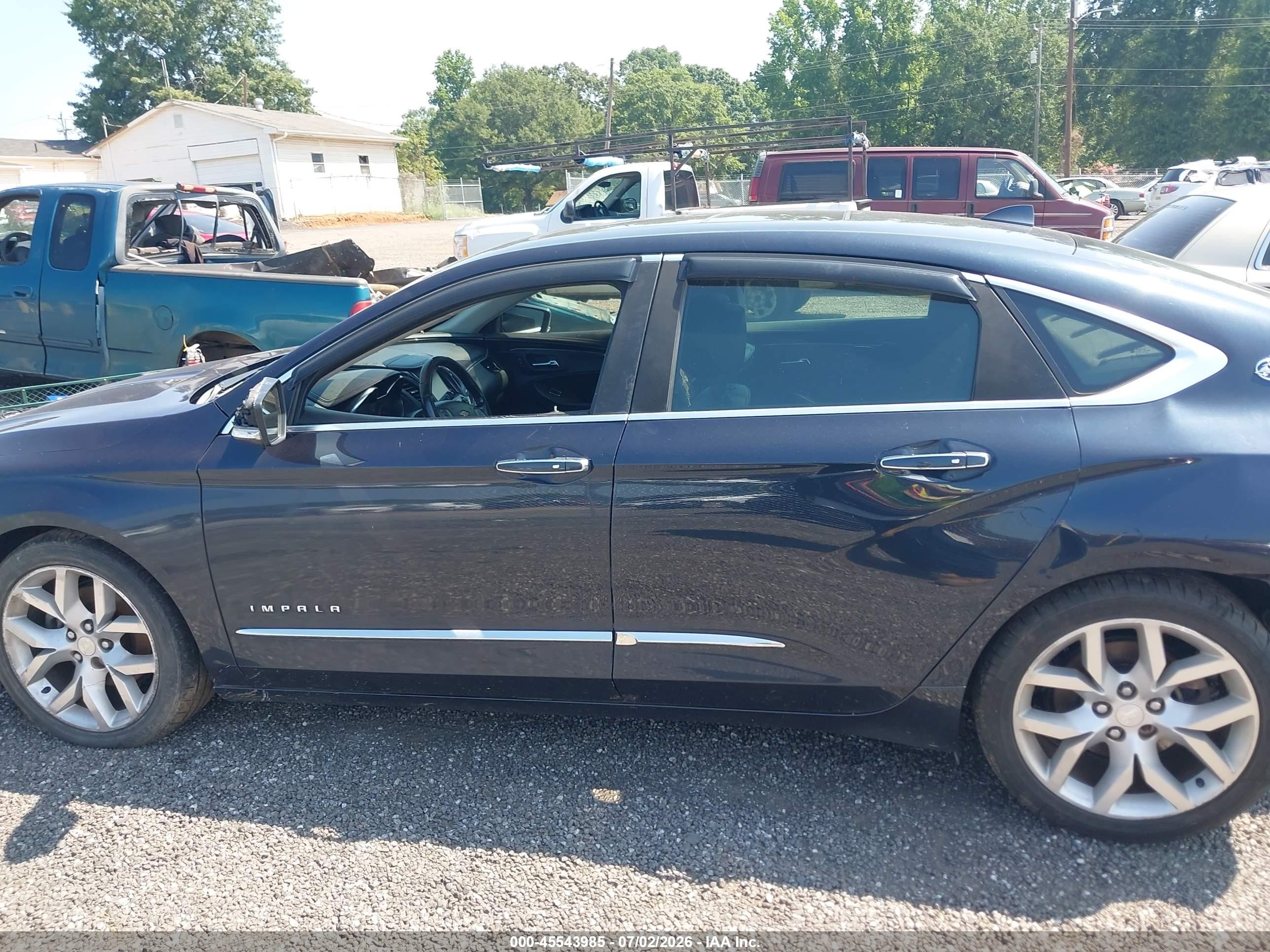 2014 Chevrolet Impala 2lz Dark Blue vin: 2G1155S38E9113677
