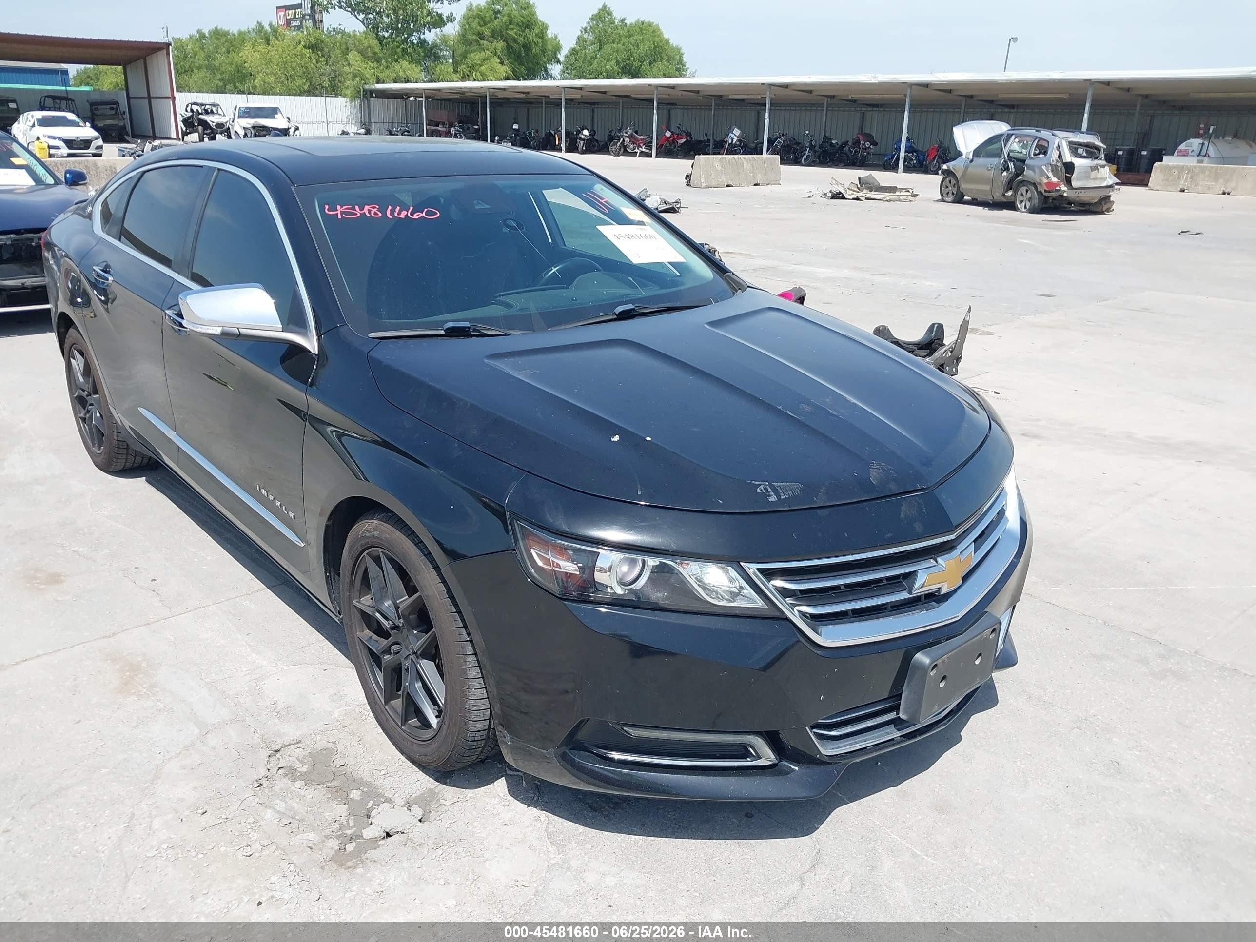 2014 Chevrolet Impala 2lz Black vin: 2G1155S38E9153287