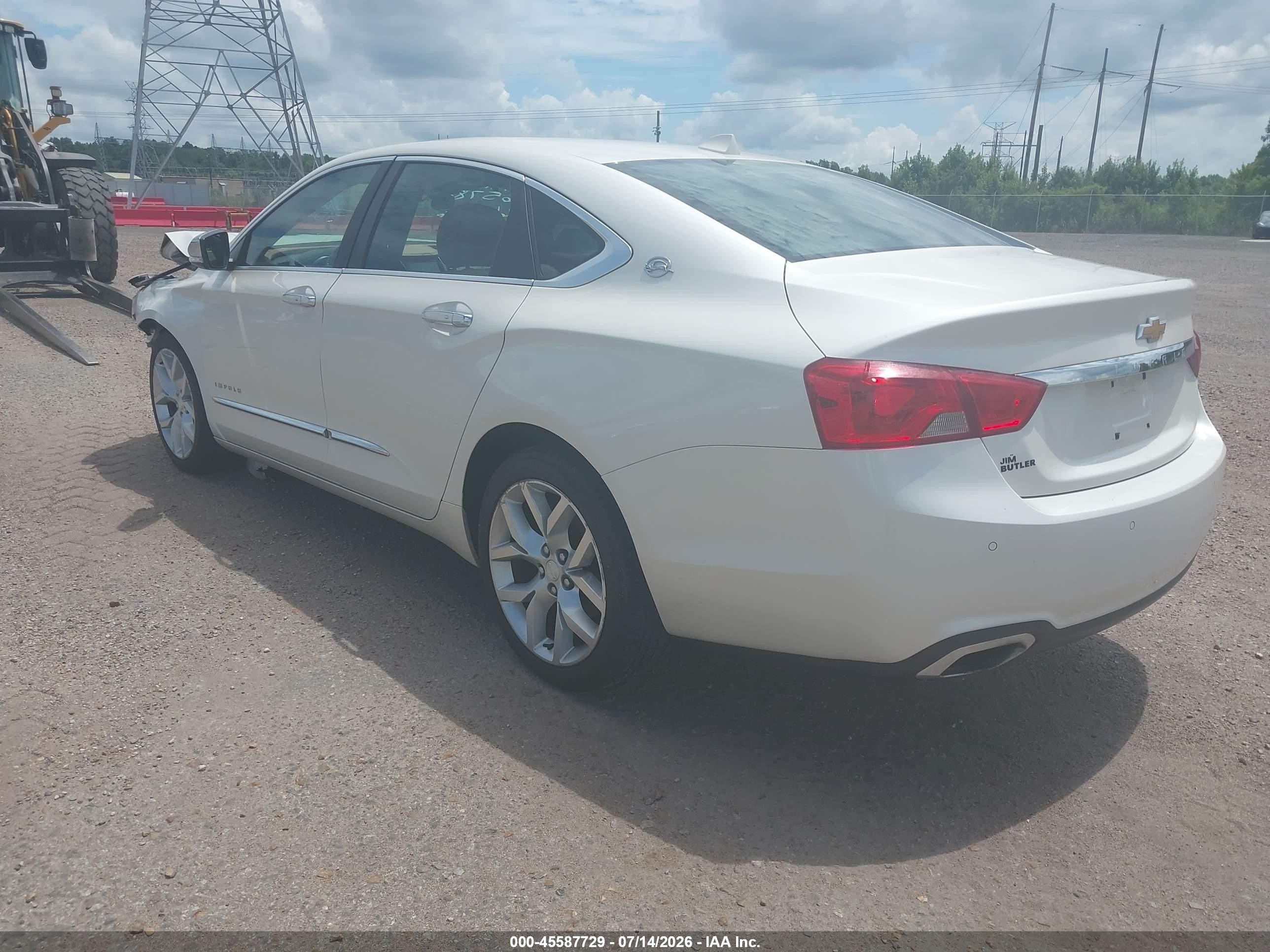 2014 Chevrolet Impala 2lz White vin: 2G1155S38E9165780