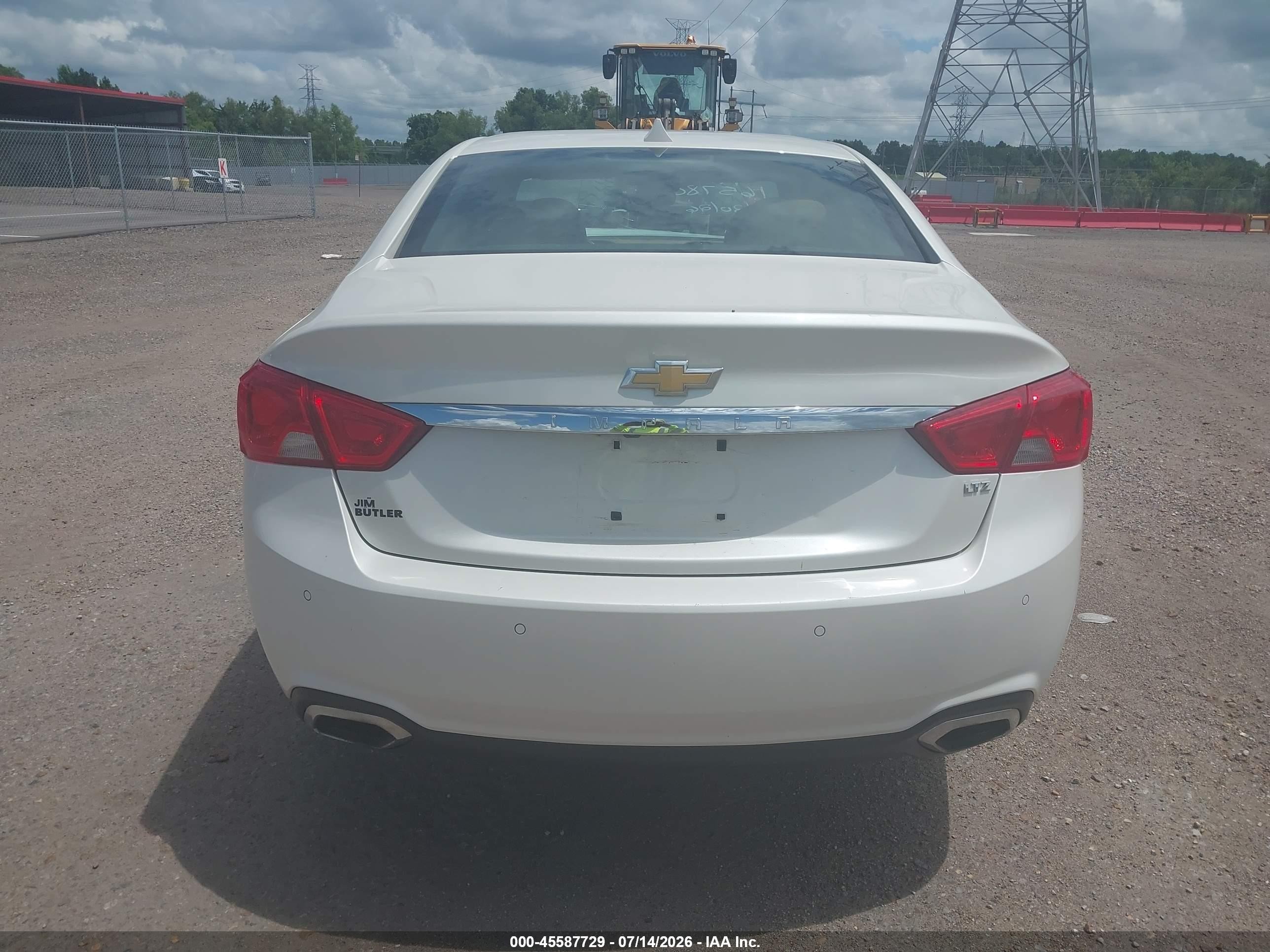 2014 Chevrolet Impala 2lz White vin: 2G1155S38E9165780