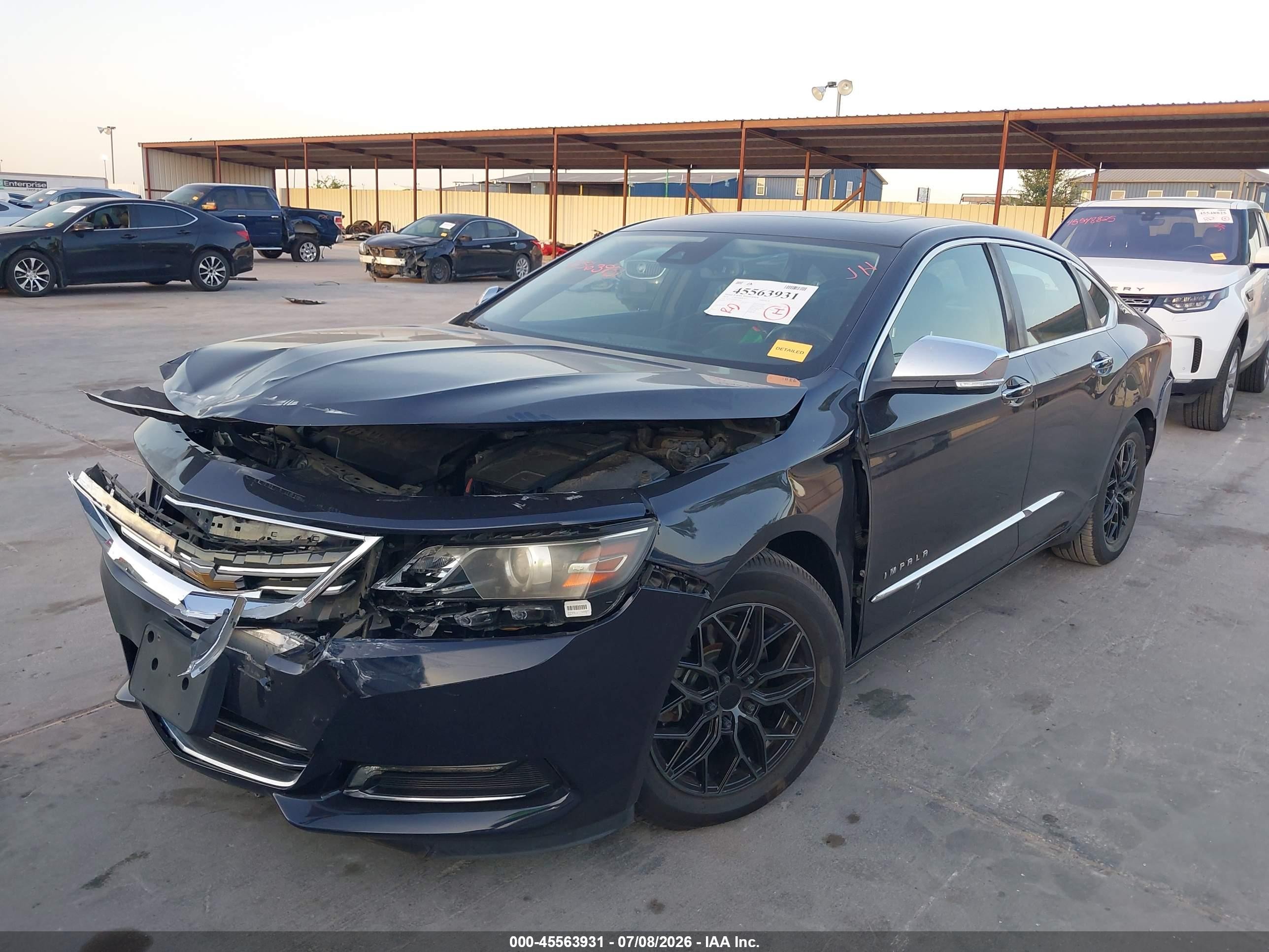 2014 Chevrolet Impala 2lz Gray vin: 2G1155S38E9171403