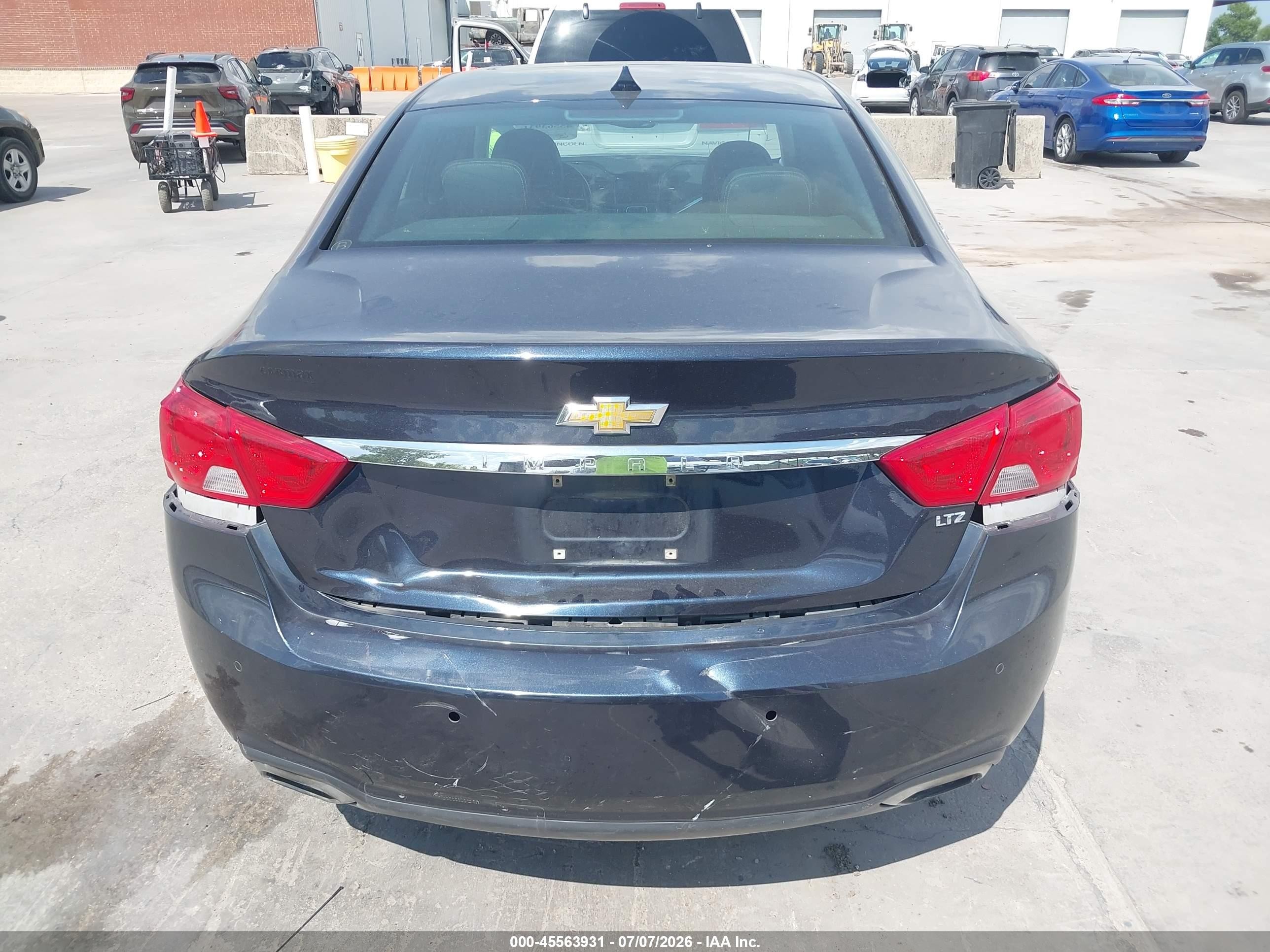 2014 Chevrolet Impala 2lz Gray vin: 2G1155S38E9171403