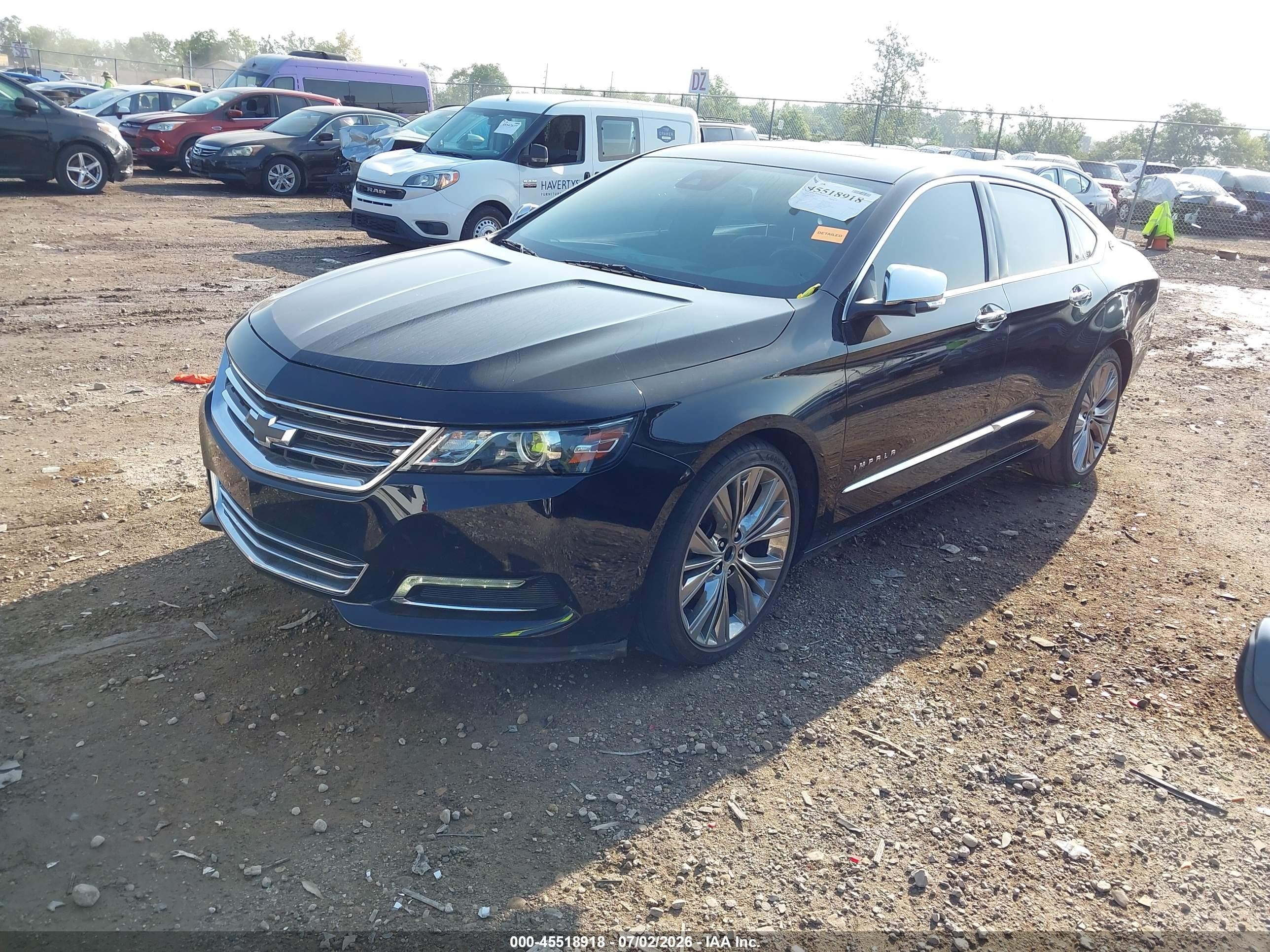 2014 Chevrolet Impala 2lz Black vin: 2G1155S38E9217943