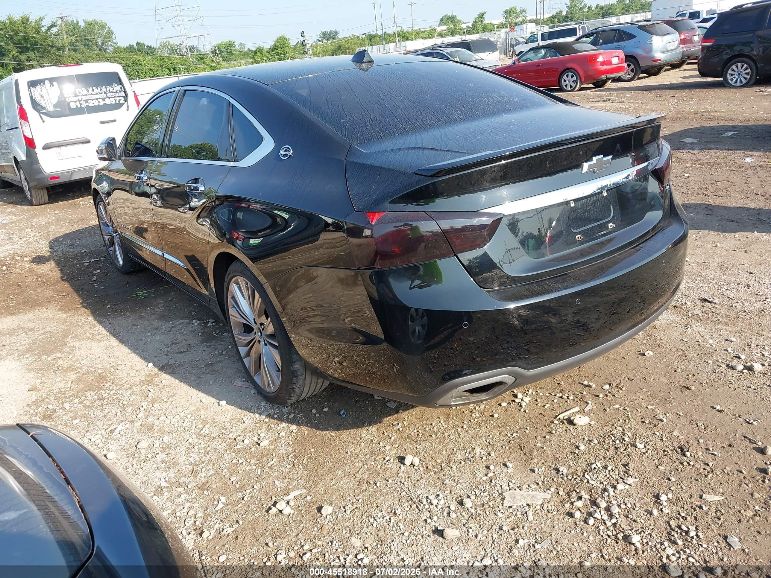 2014 Chevrolet Impala 2lz Black vin: 2G1155S38E9217943