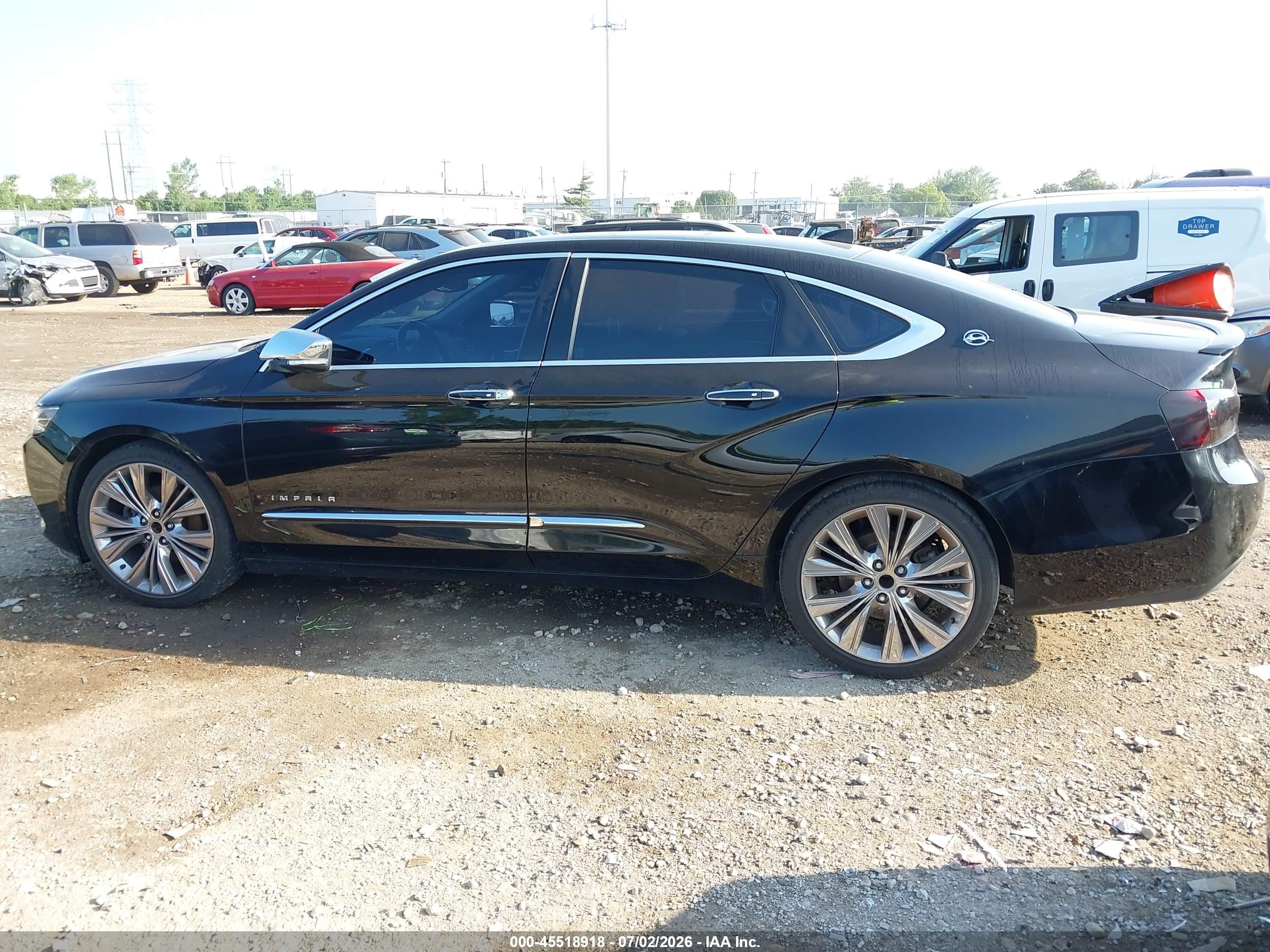 2014 Chevrolet Impala 2lz Black vin: 2G1155S38E9217943