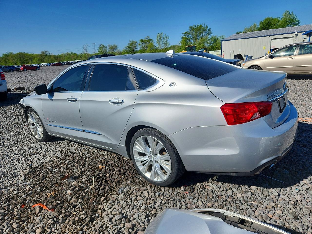 2014 Chevrolet Impala Ltz Silver vin: 2G1155S38E9266494