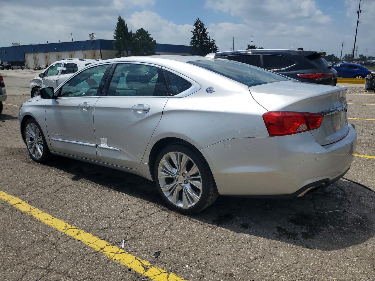2014 Chevrolet Impala Ltz Silver vin: 2G1155S38E9317699