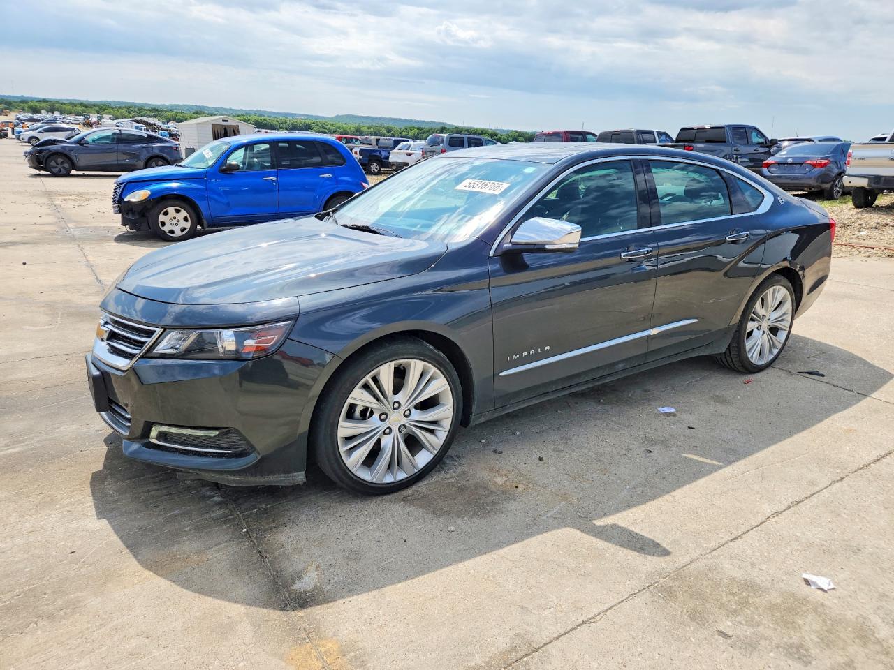 2014 Chevrolet Impala Ltz Gray vin: 2G1155S39E9253821