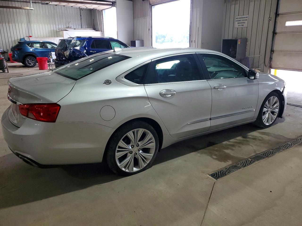 2014 Chevrolet Impala Ltz Silver vin: 2G1155S3XE9108979