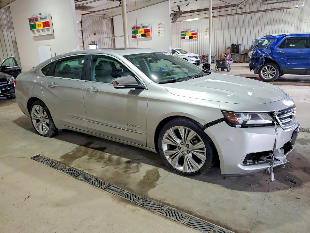 2014 Chevrolet Impala Ltz Silver vin: 2G1155S3XE9108979