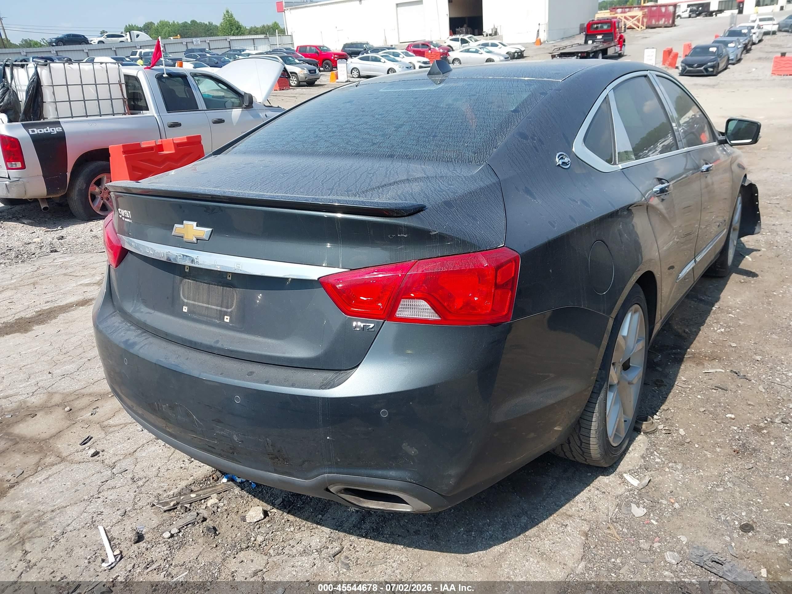2014 Chevrolet Impala 2lz Gray vin: 2G1155S3XE9150908