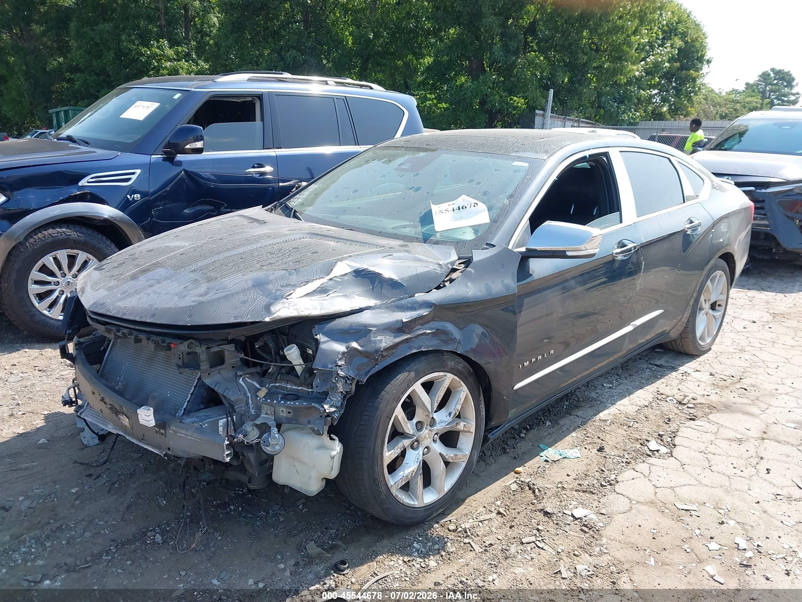 2014 Chevrolet Impala 2lz Gray vin: 2G1155S3XE9150908