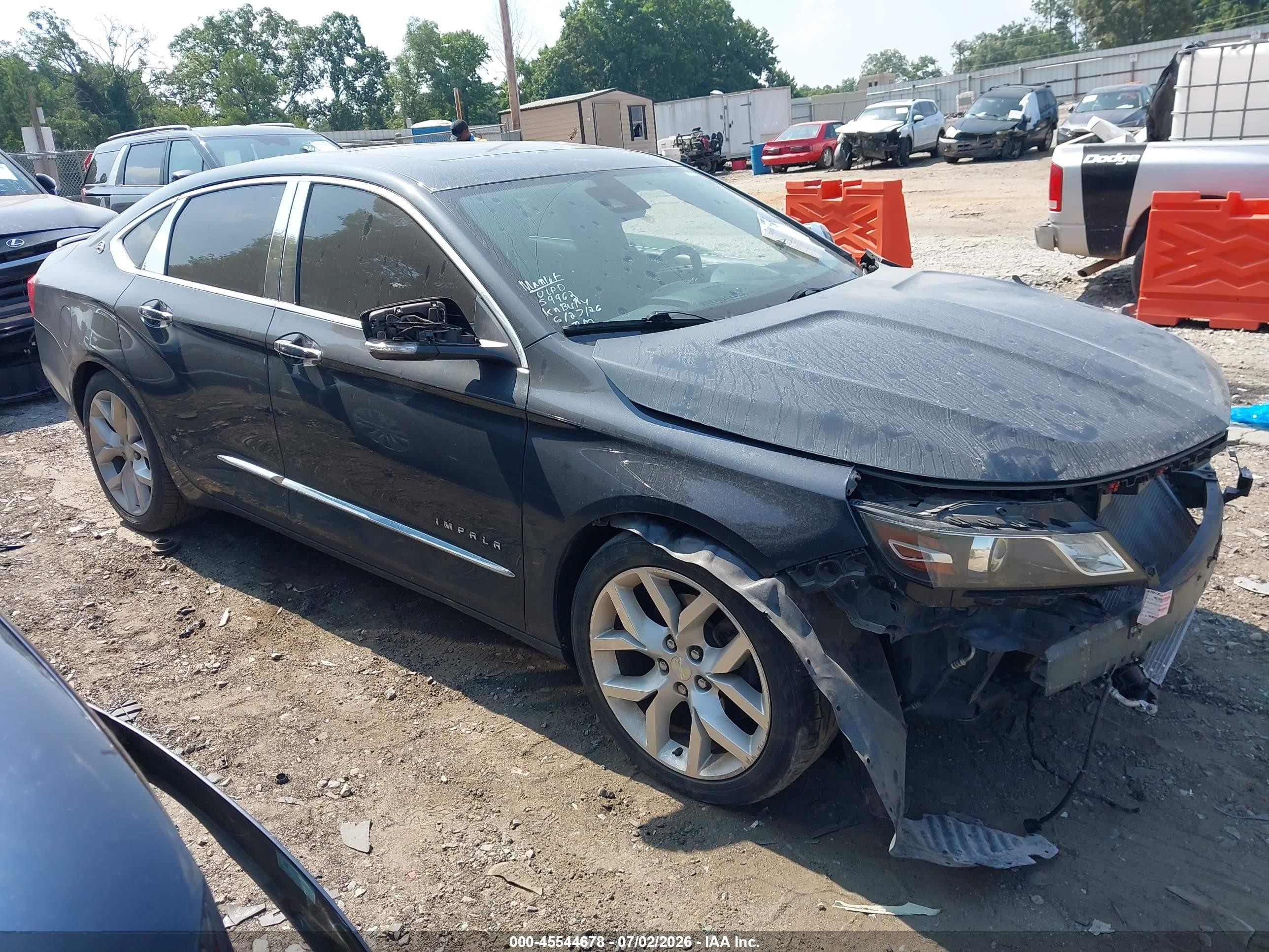 2014 Chevrolet Impala 2lz Gray vin: 2G1155S3XE9150908