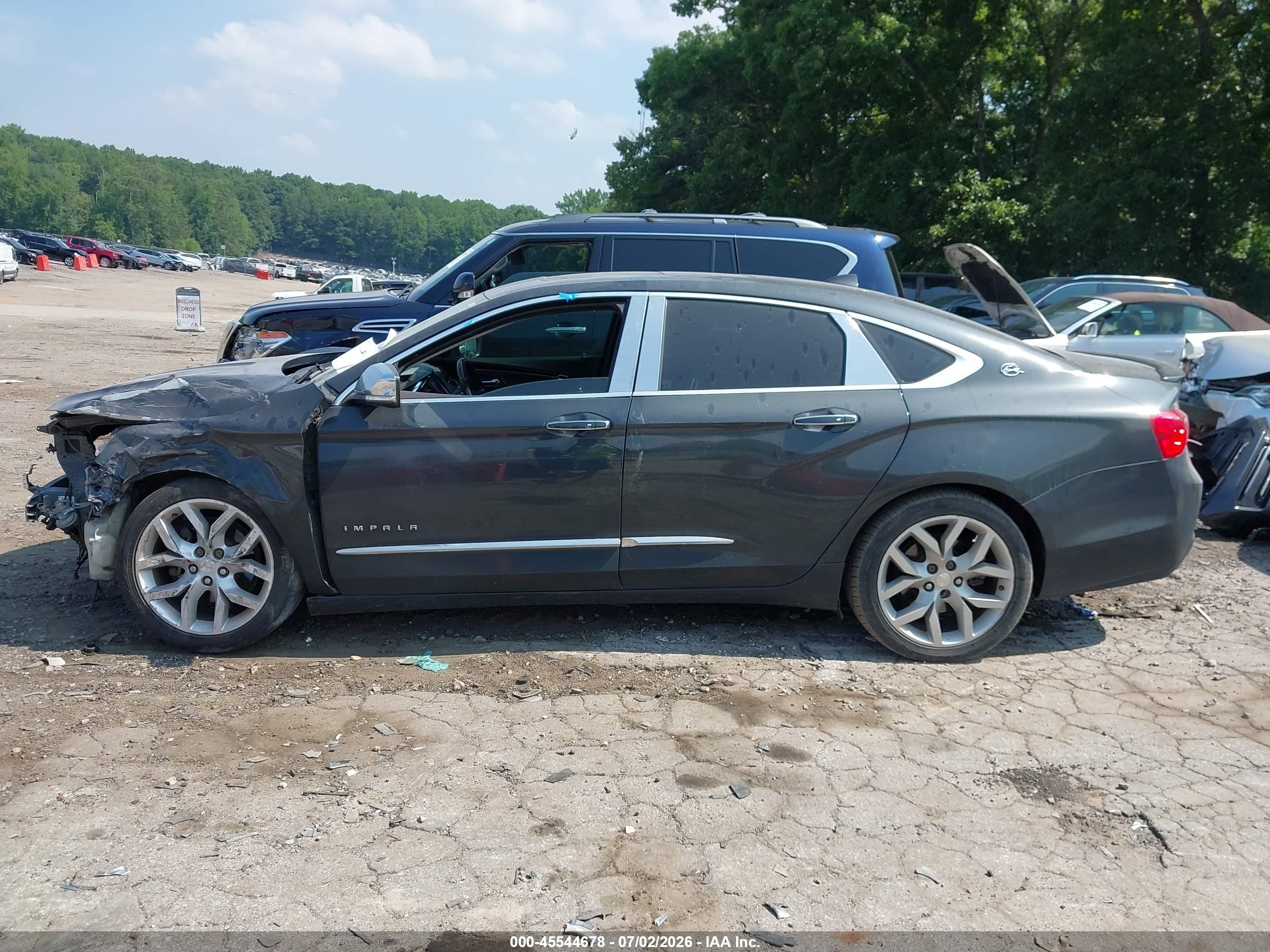 2014 Chevrolet Impala 2lz Gray vin: 2G1155S3XE9150908
