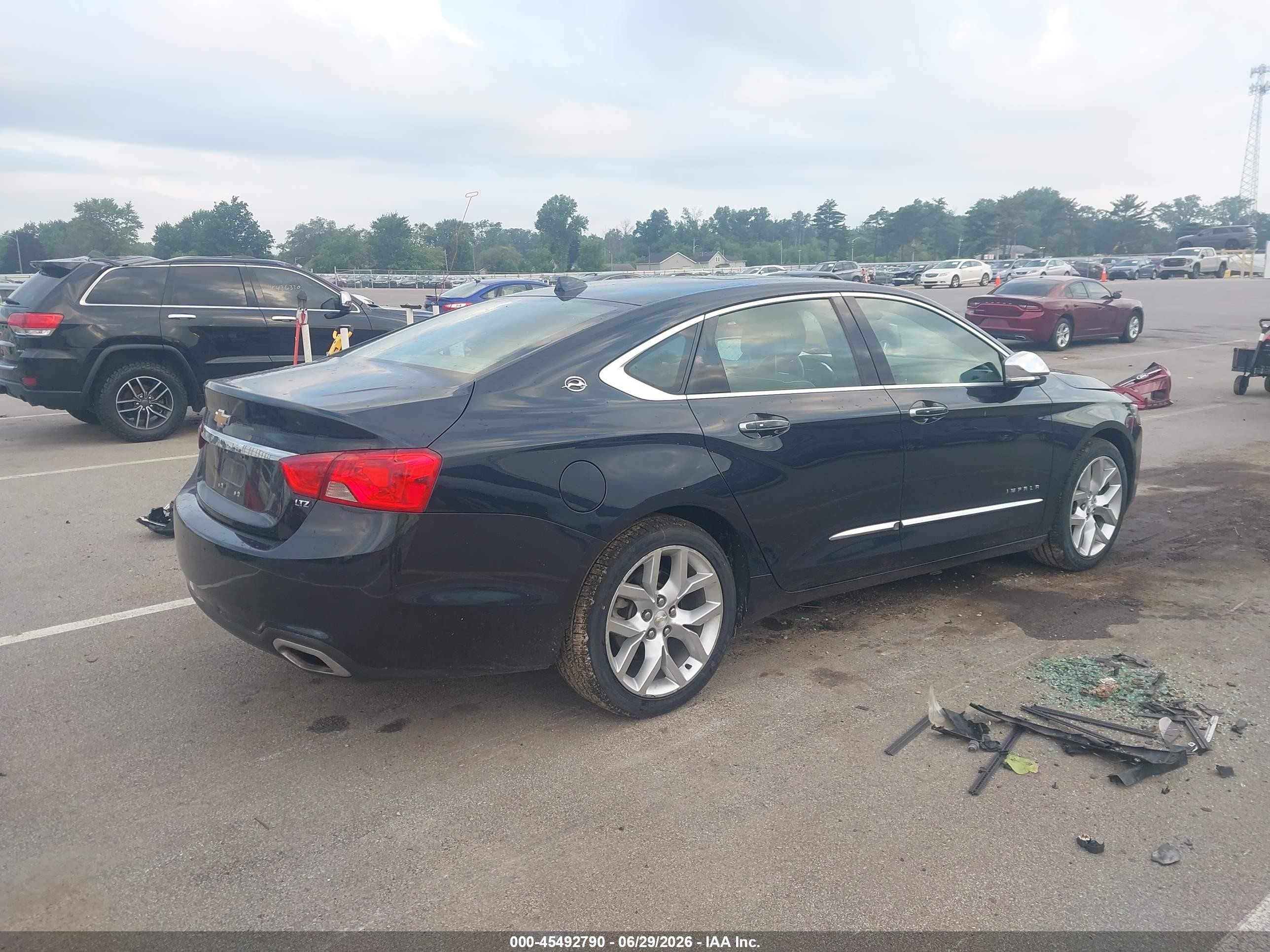 2014 Chevrolet Impala 2lz Black vin: 2G1155S3XE9274449