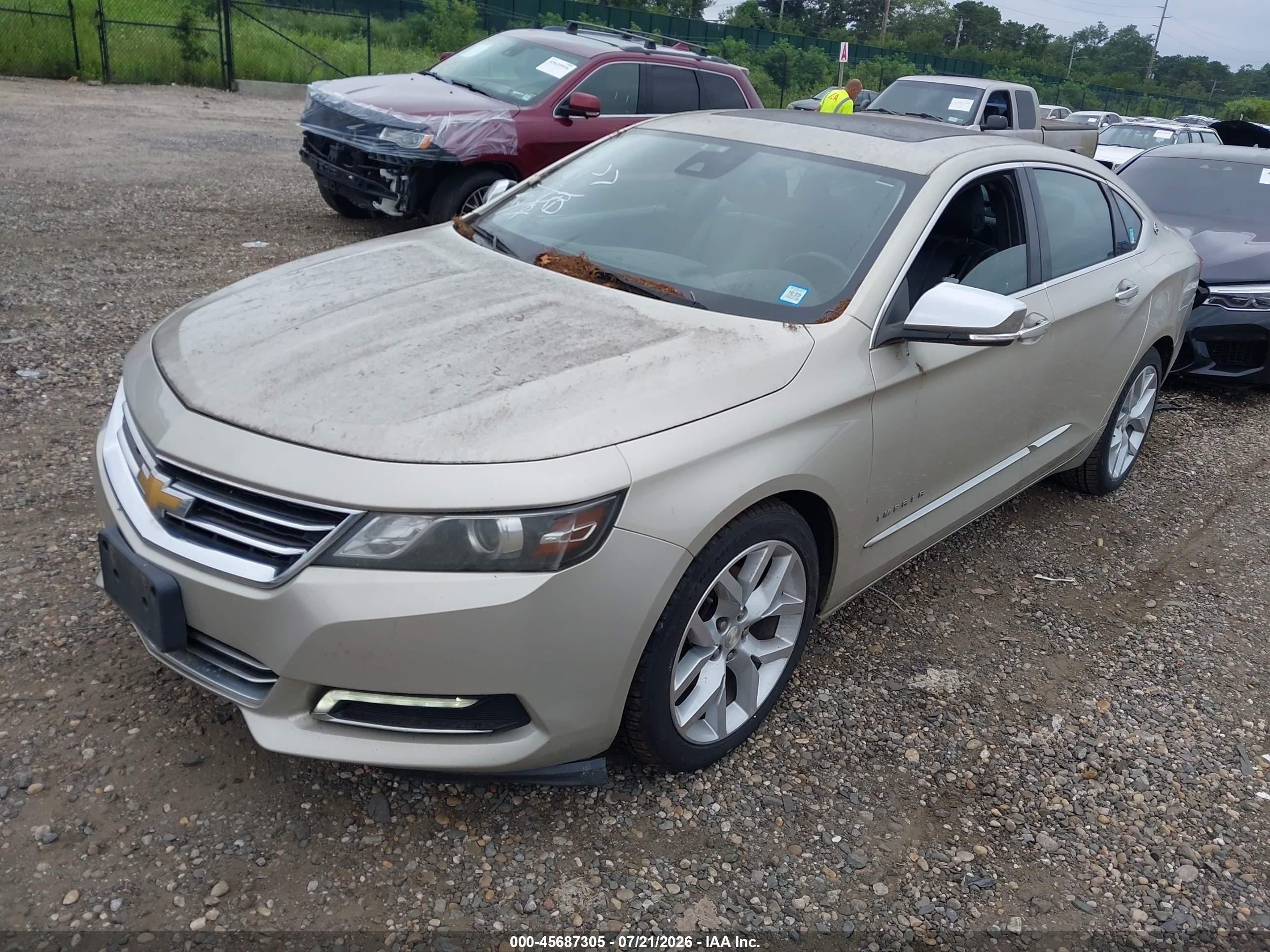 2014 Chevrolet Impala 2lz Gold vin: 2G1155S3XE9283670