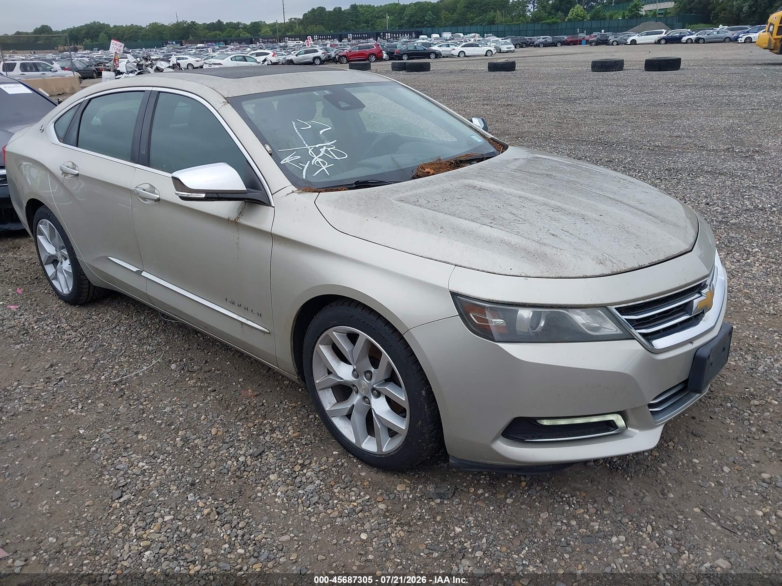 2014 Chevrolet Impala 2lz Gold vin: 2G1155S3XE9283670