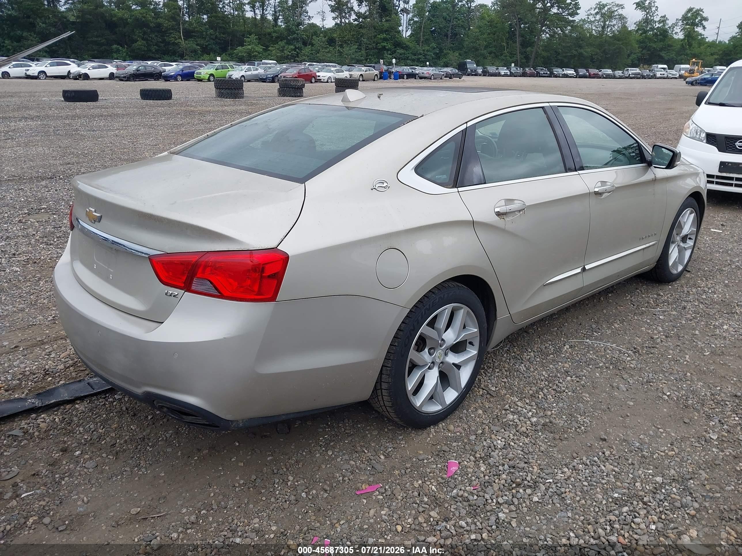 2014 Chevrolet Impala 2lz Gold vin: 2G1155S3XE9283670