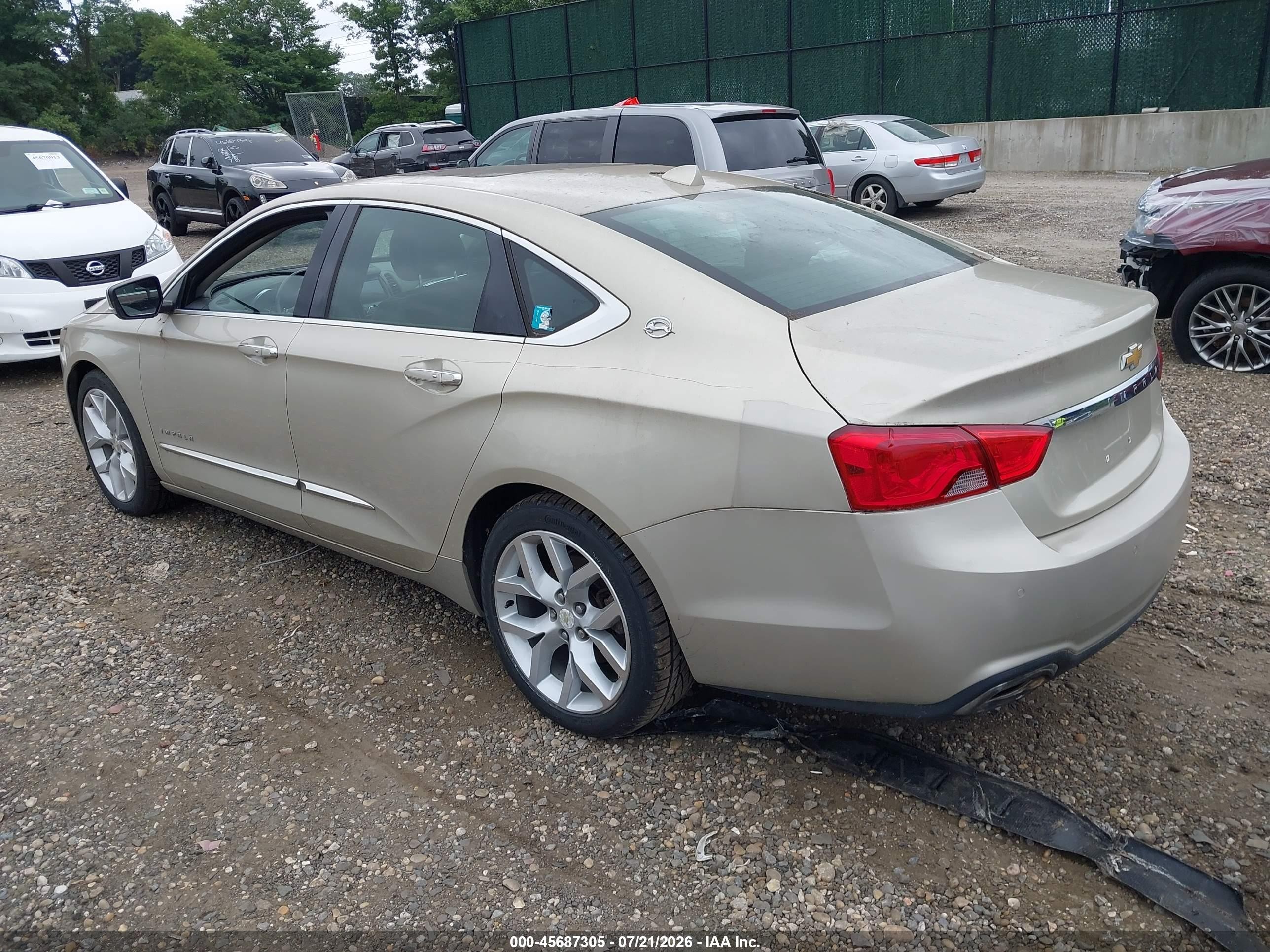 2014 Chevrolet Impala 2lz Gold vin: 2G1155S3XE9283670