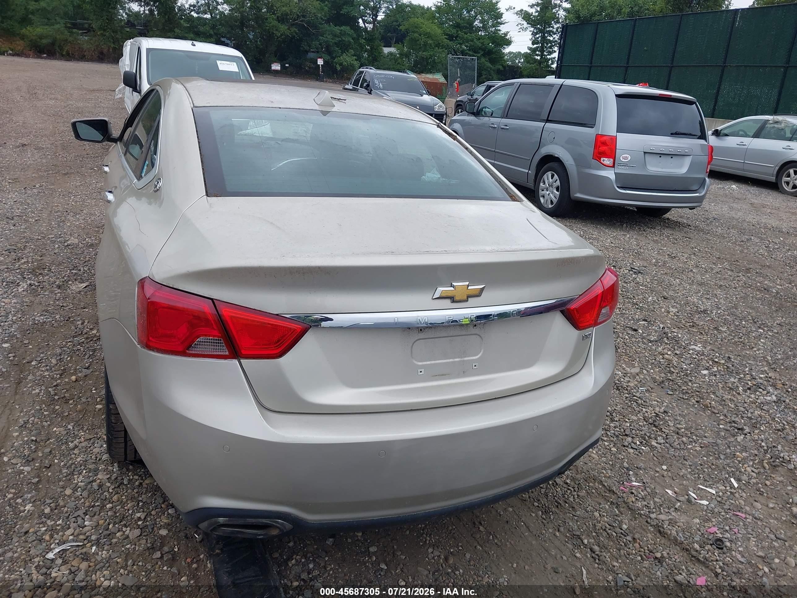 2014 Chevrolet Impala 2lz Gold vin: 2G1155S3XE9283670