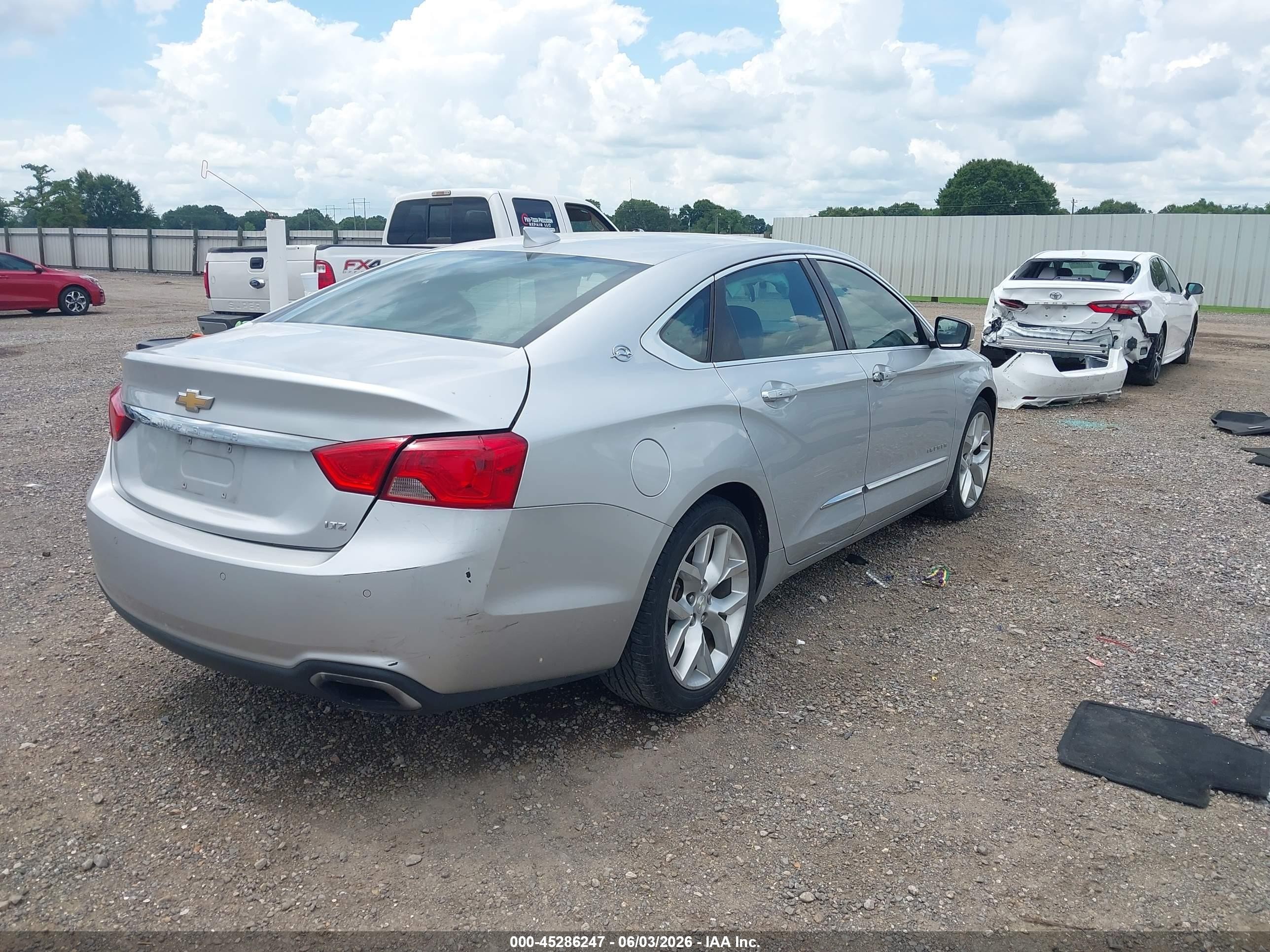 2015 Chevrolet Impala 1lz Silver vin: 2G1155SL1F9152564