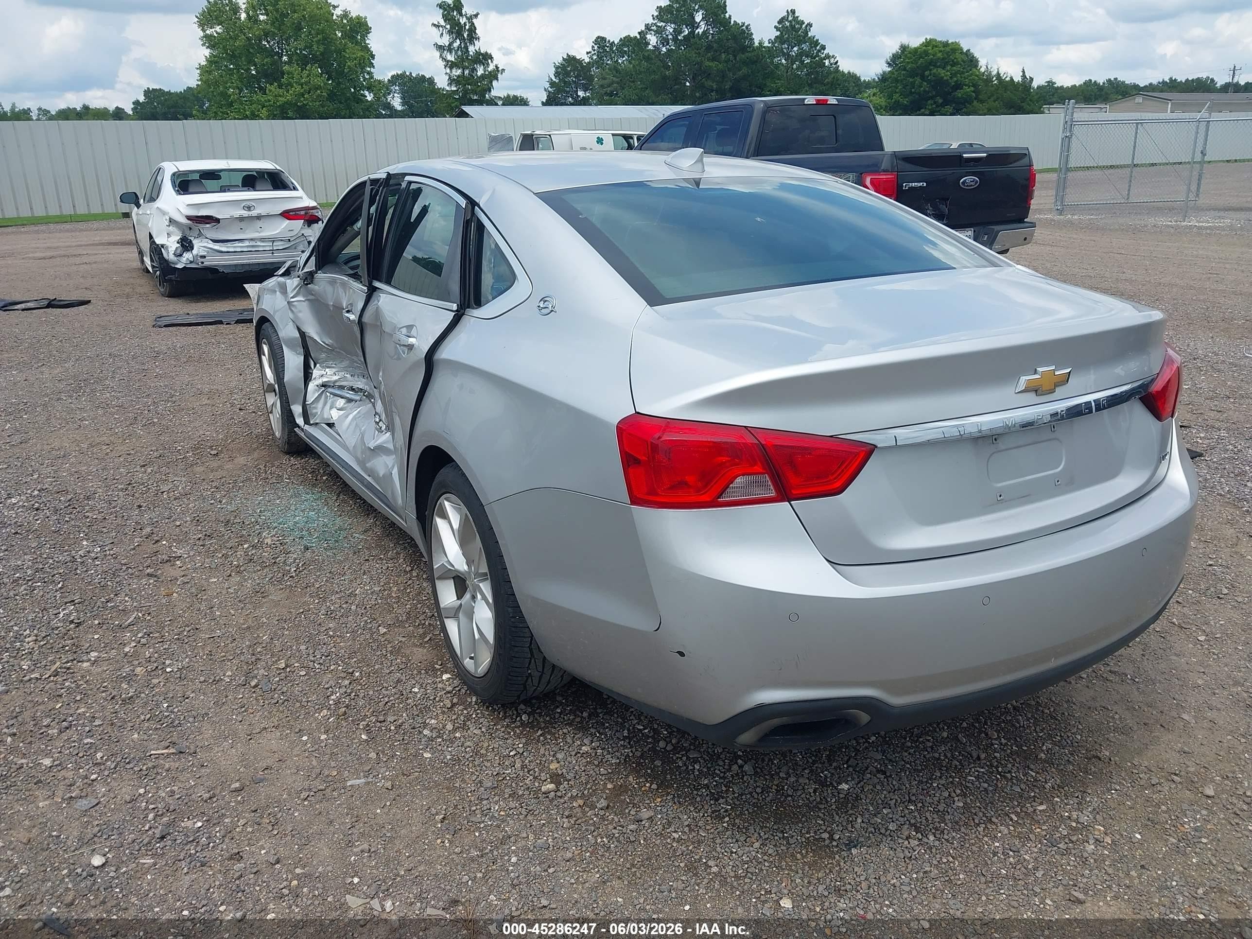 2015 Chevrolet Impala 1lz Silver vin: 2G1155SL1F9152564